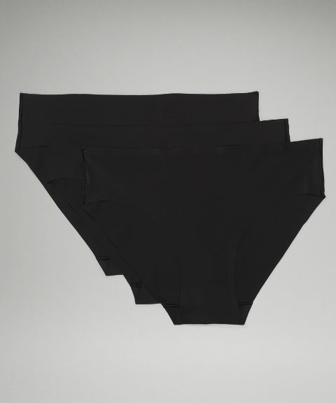 Женские трусы Lululemon InvisiWear со средней посадкой, 3 шт