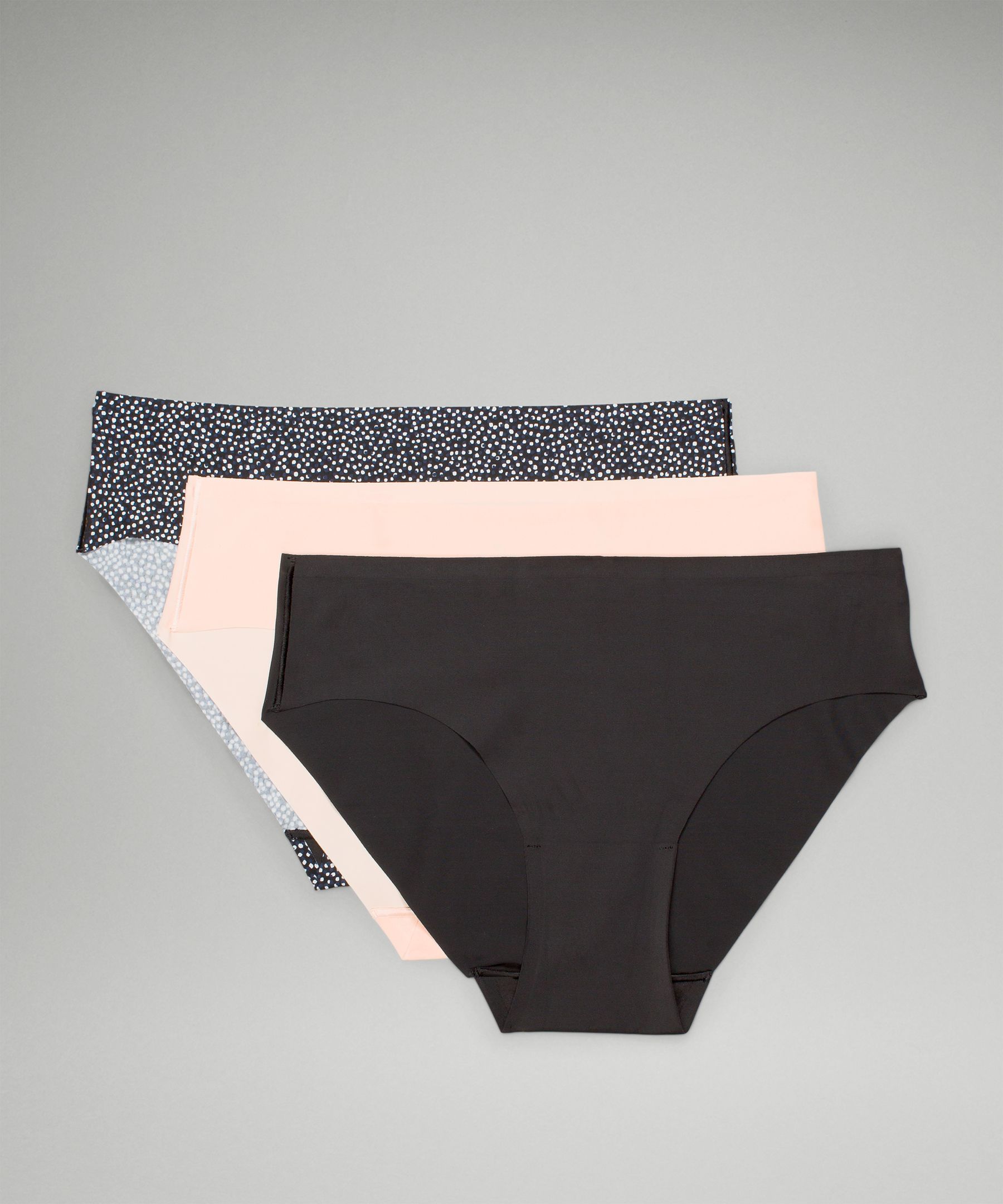 Lululemon Invisiwear Midrise Bikini Underwear 3 Pack In Double