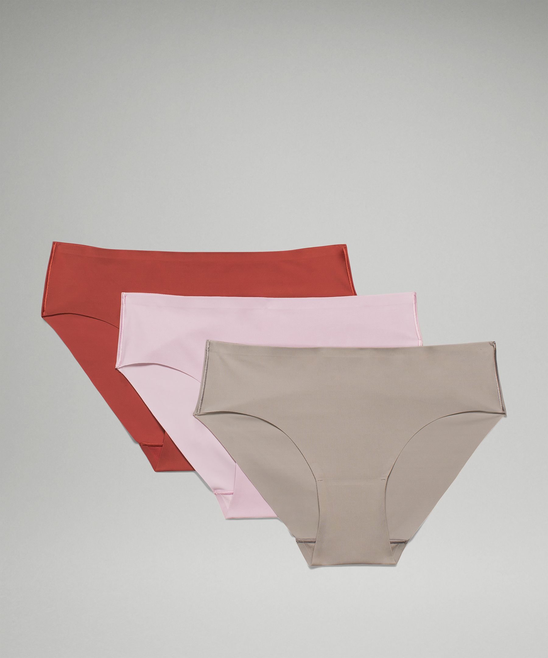 InvisiWear Mid-Rise Bikini Underwear 3 Pack