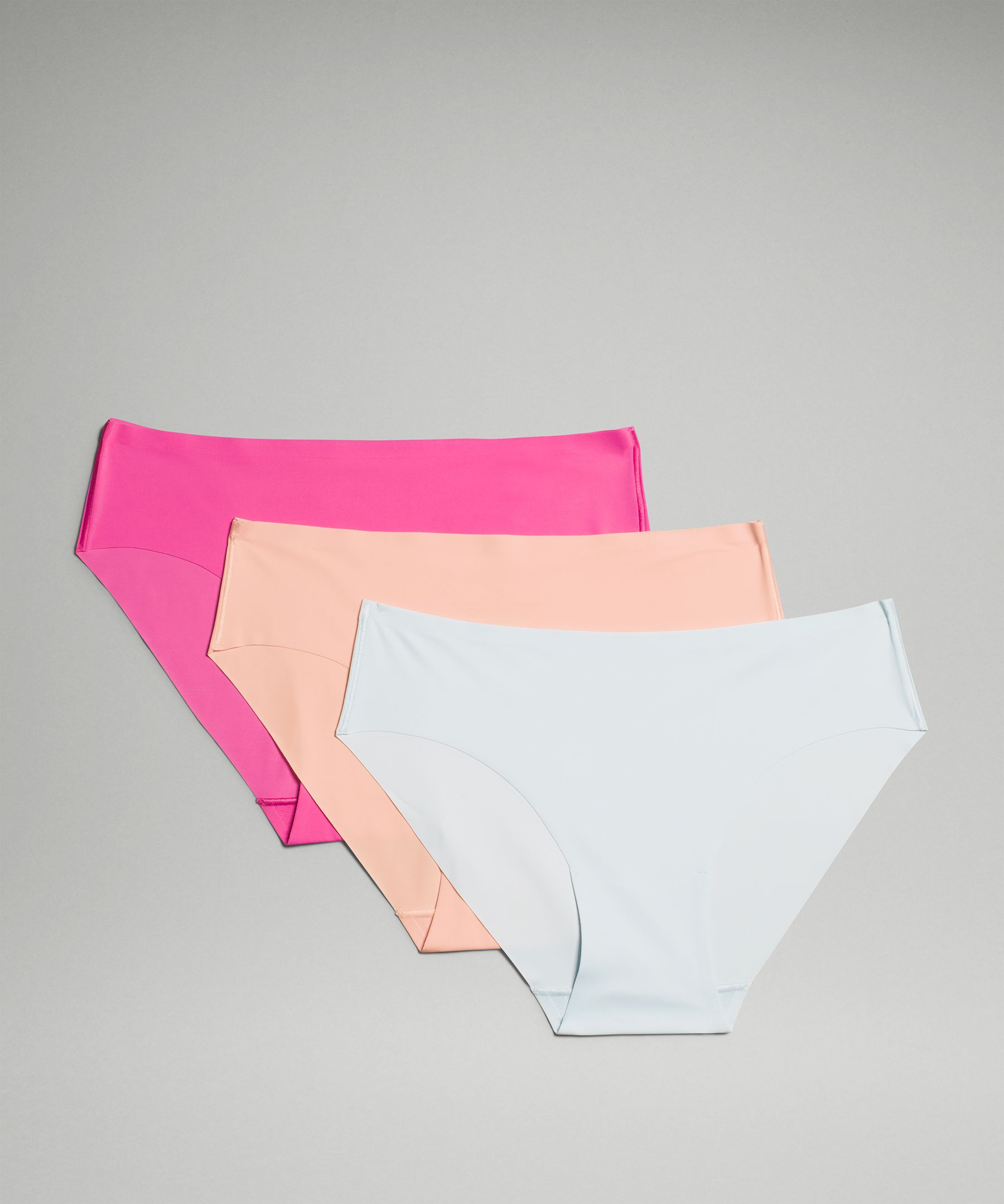 Lululemon Invisiwear Mid-rise Bikini Underwear 3 Pack