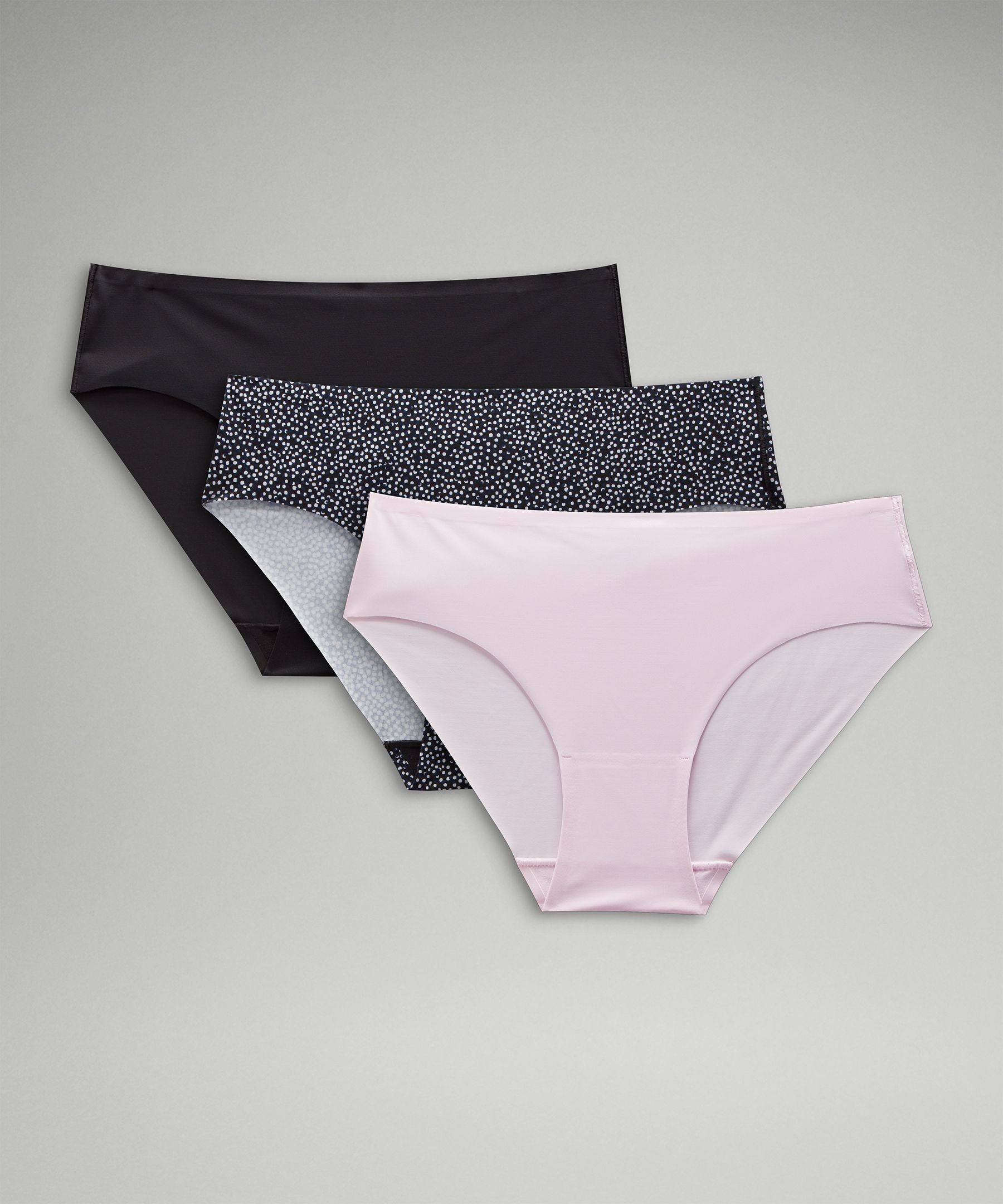 Lululemon athletica InvisiWear Mid-Rise Hipster Underwear 3 Pack, Women's