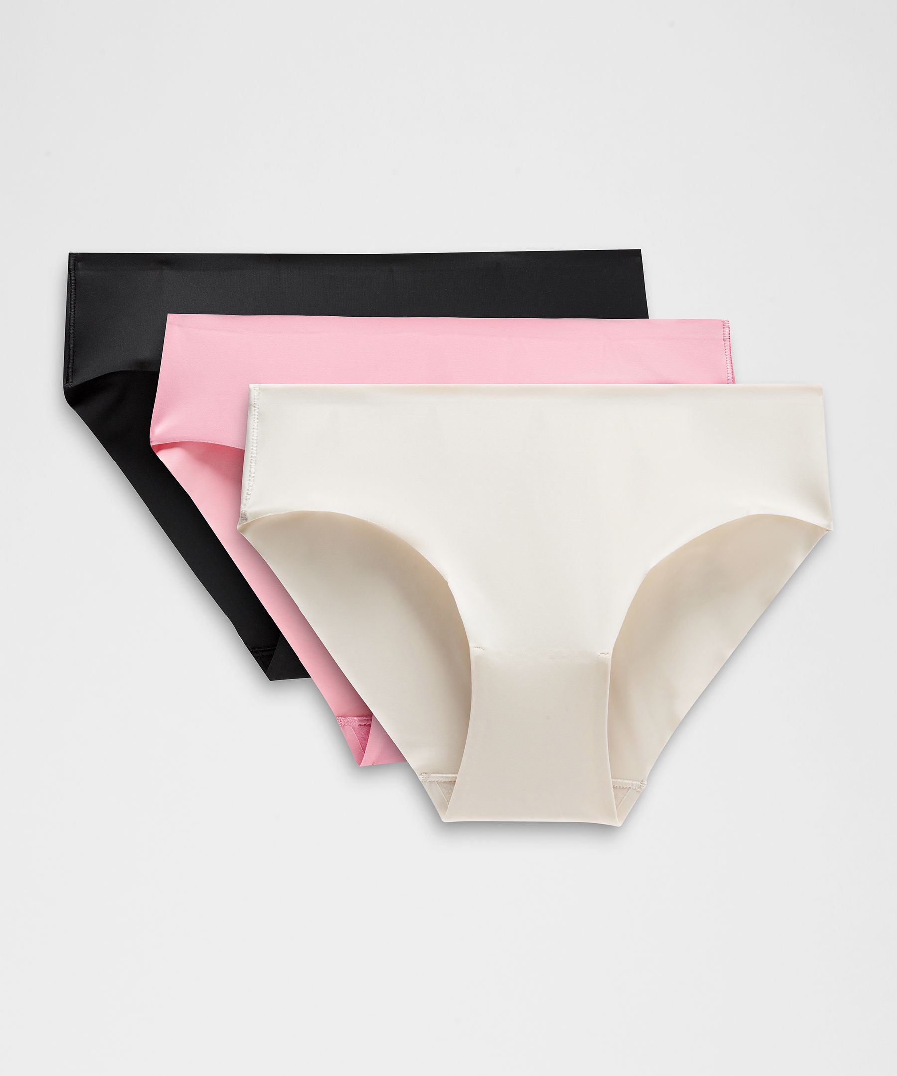 InvisiWear Mid-Rise Bikini Underwear 3 Pack