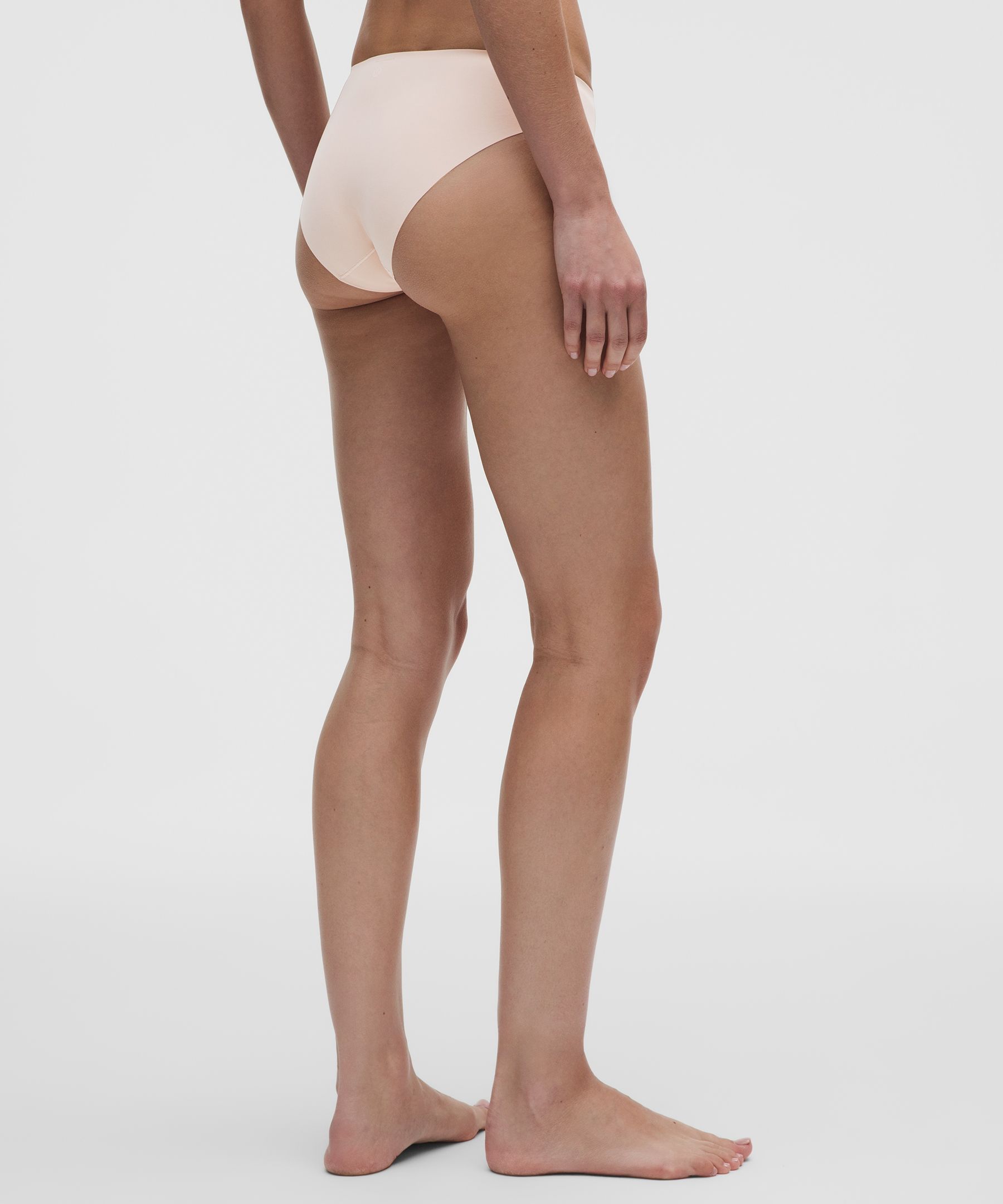 Braga InvisiWear de corte bikini de talle medio, pack de 3