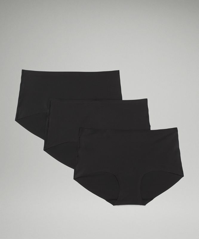InvisiWear Mid-Rise Boyshort Underwear 3 Pack