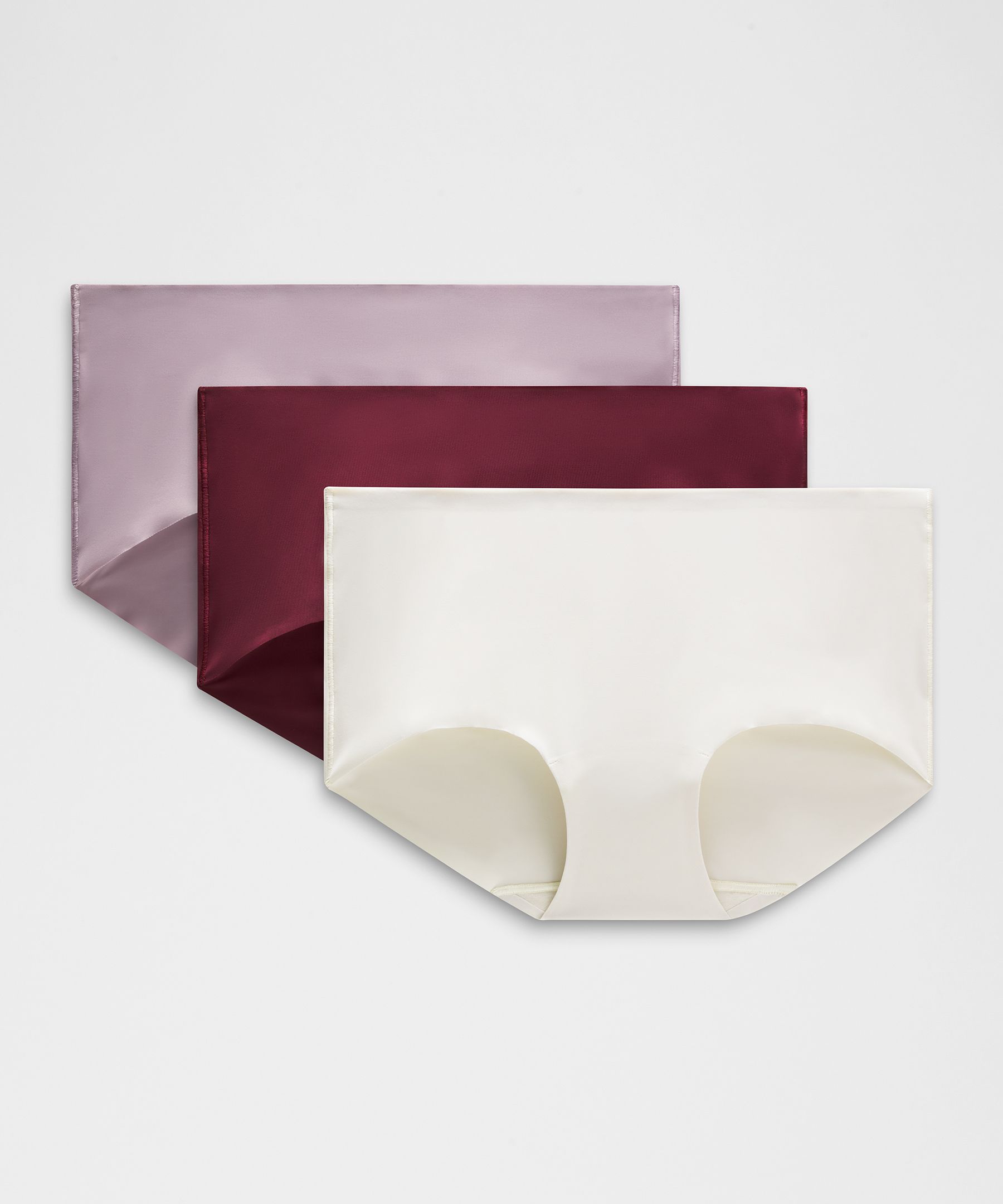 InvisiWear Mid-Rise Boyshort Underwear  - Red