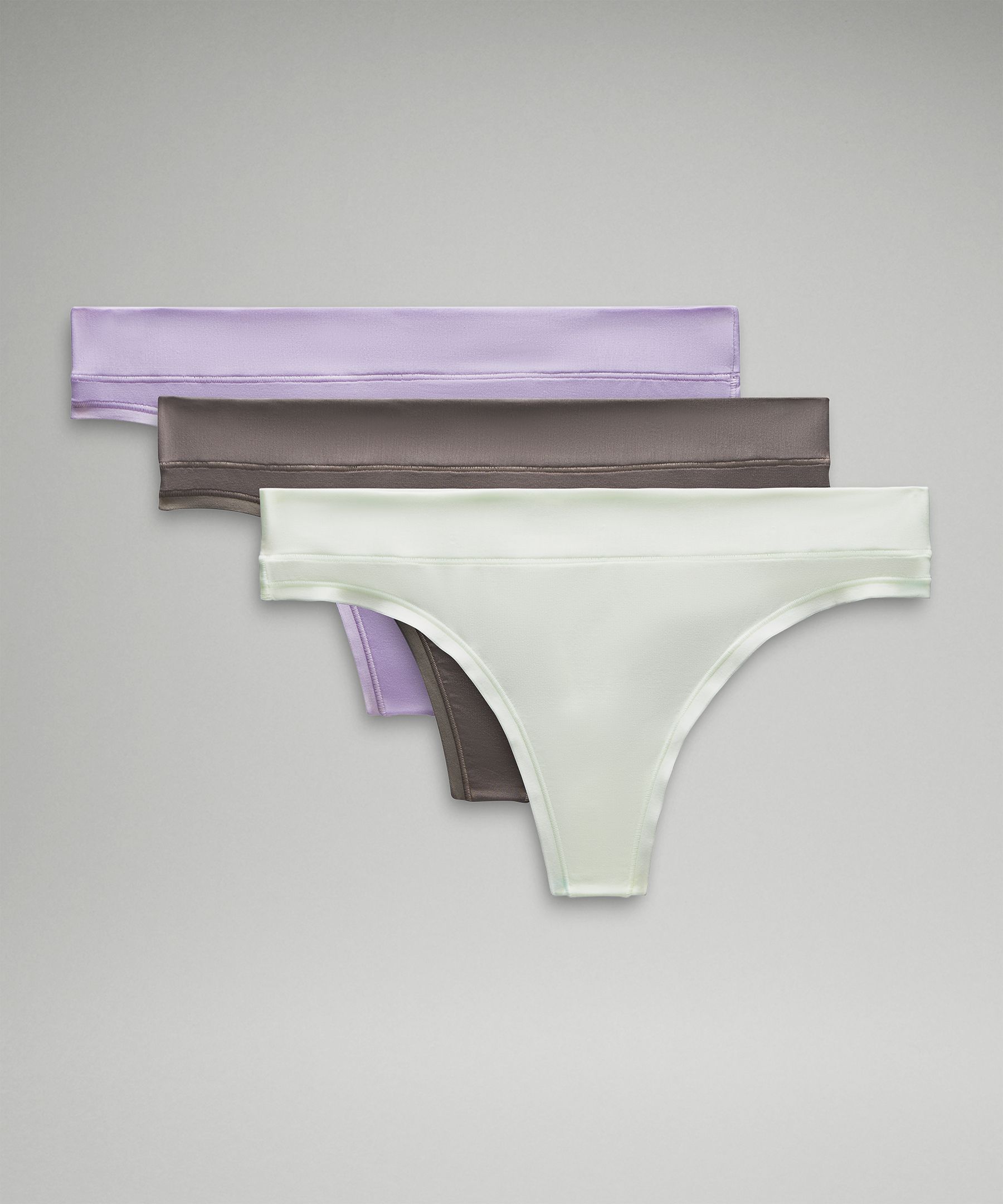 Lululemon Underease Mid-rise Thong Underwear 3 Pack