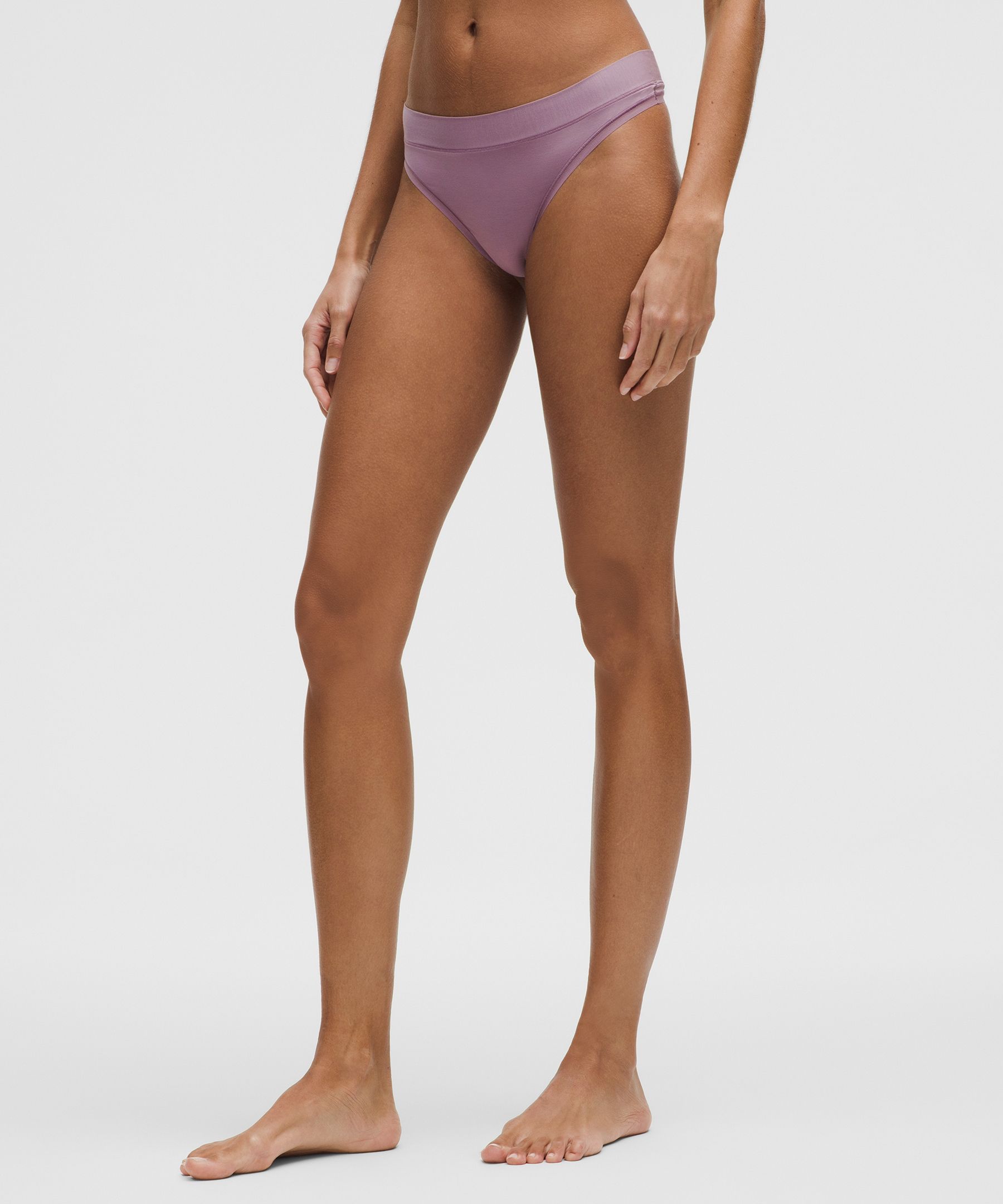 UnderEase Mid-Rise Thong Underwear *3 Pack - thumbnail 10