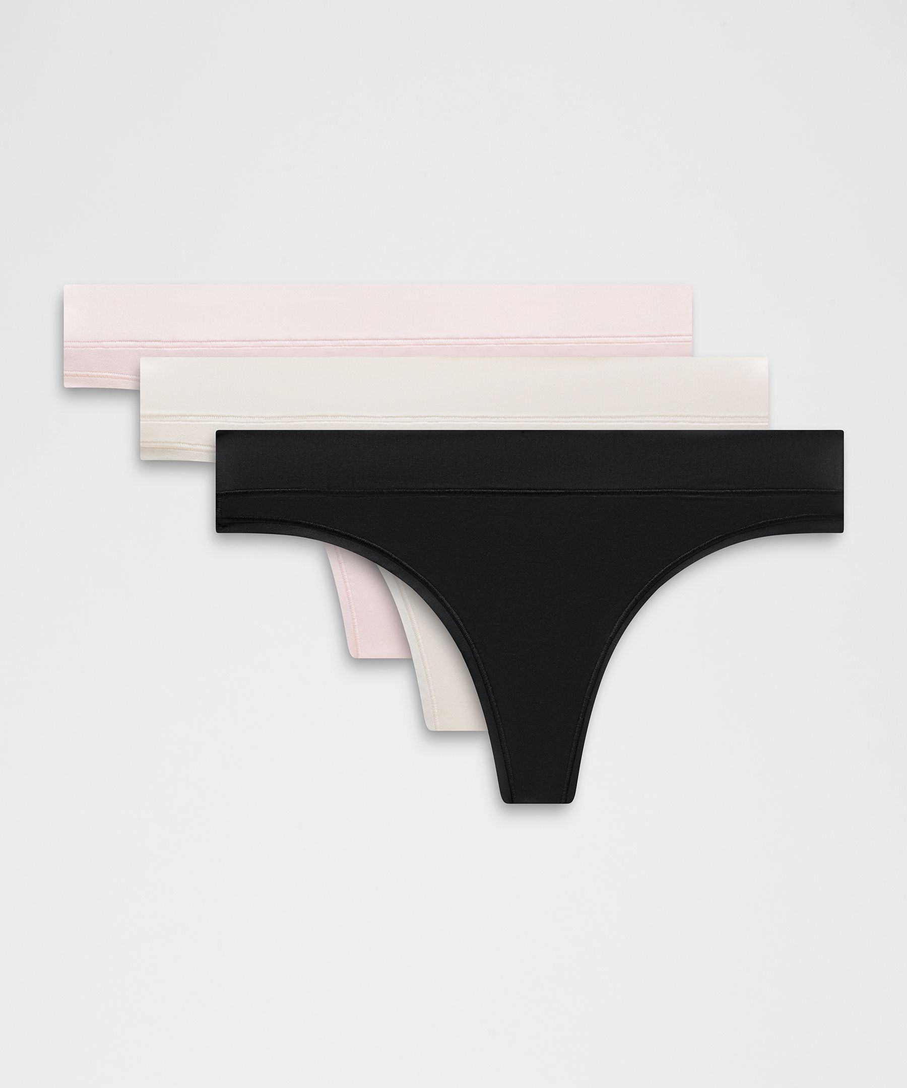 Tanga UnderEase de tiro medio *Paquete de 3