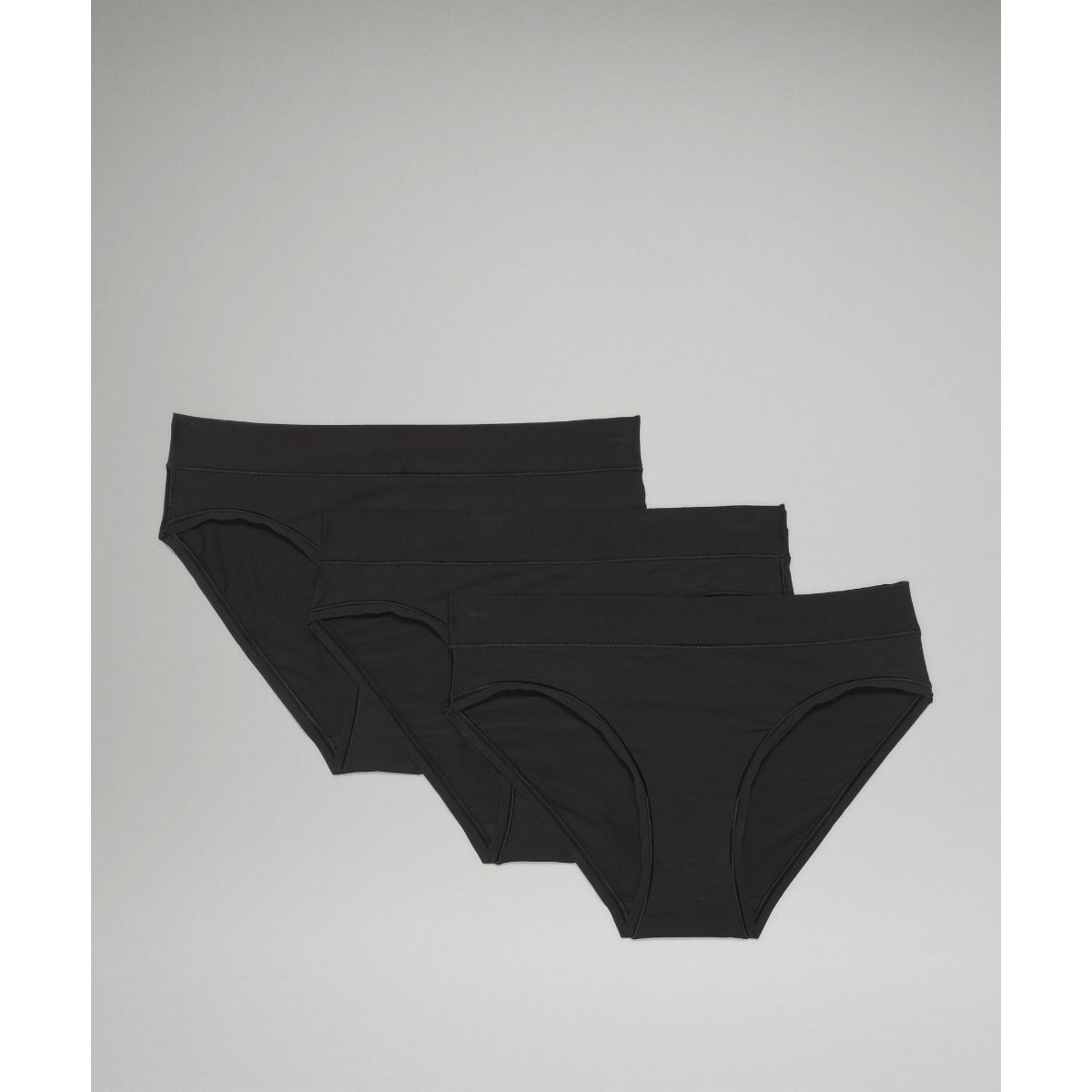 UnderEase Mid-Rise Bikini Underwear 3 Pack