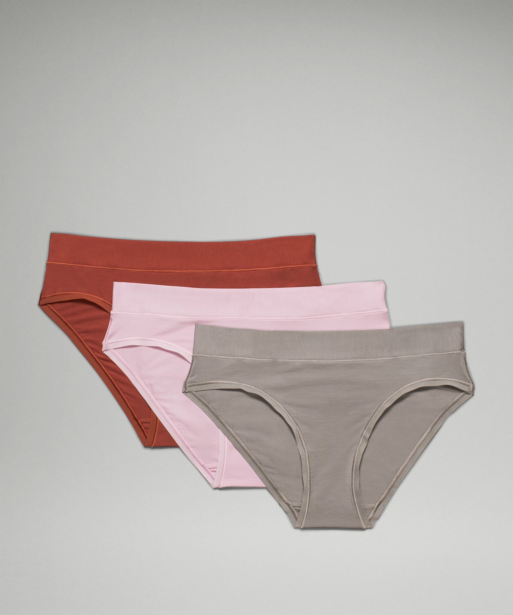 Lululemon Underease Mid-rise Bikini Underwear 3 Pack