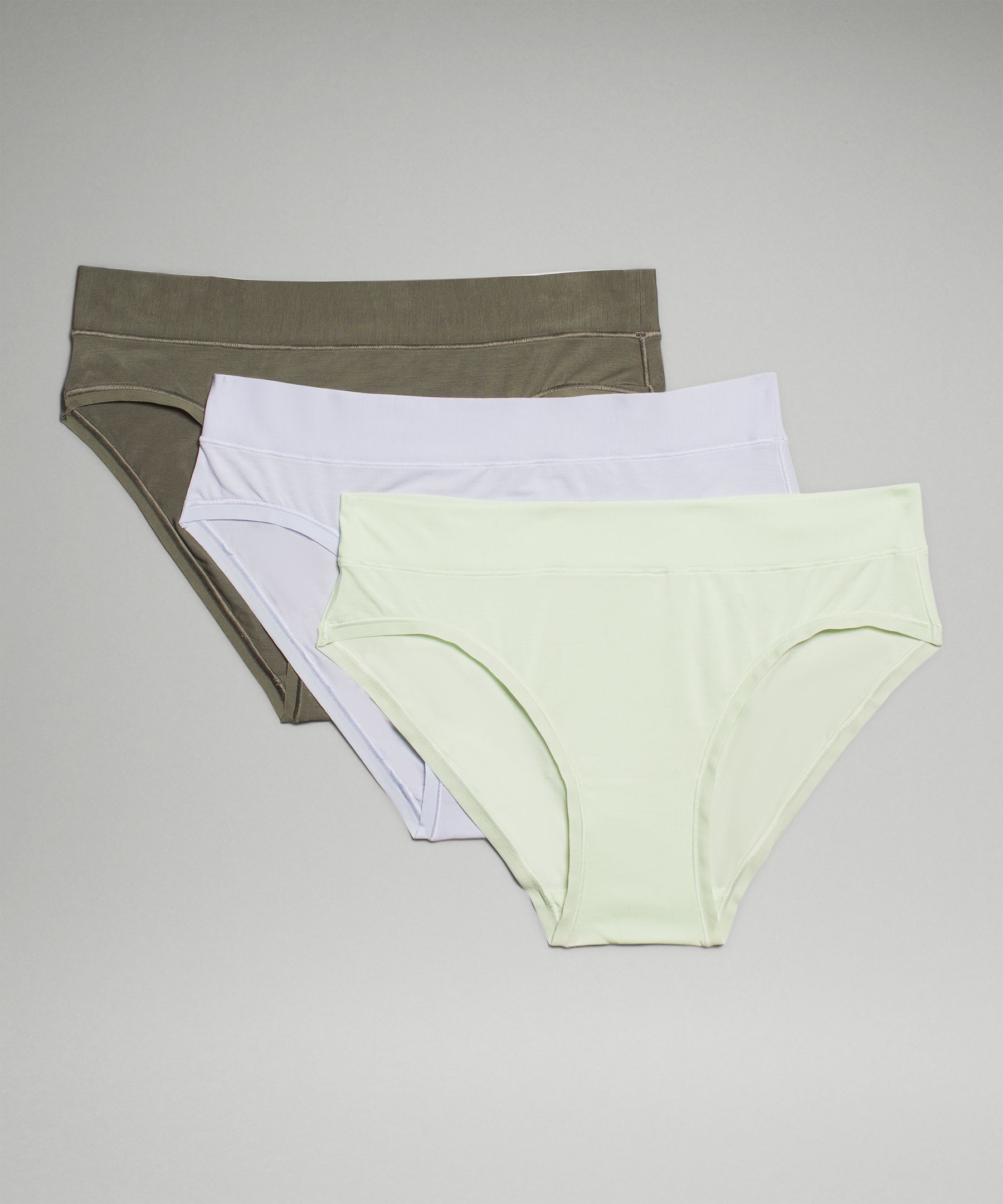 Lululemon Underease Mid-rise Bikini Underwear 3 Pack