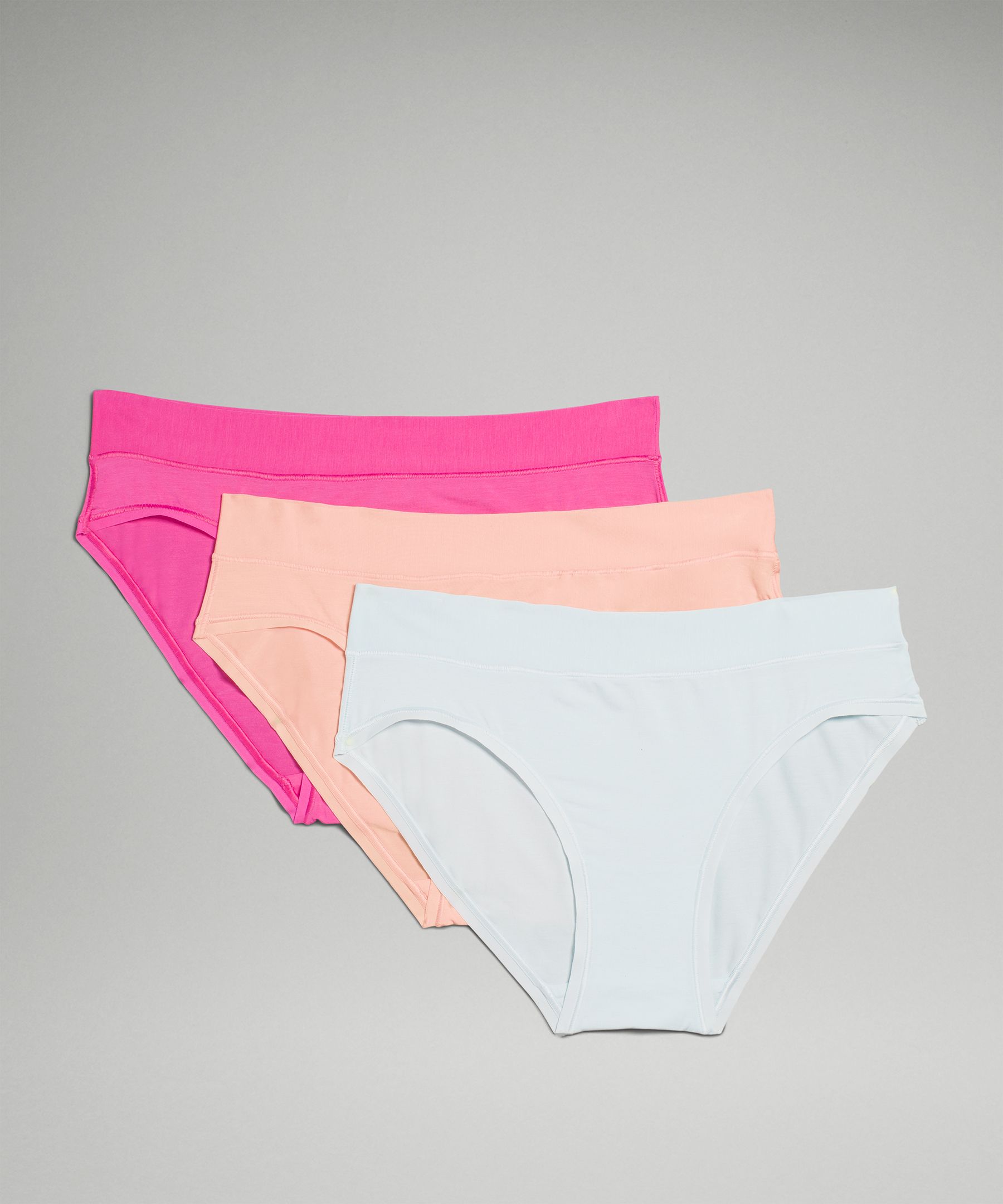 Lululemon Underease Mid-rise Bikini Underwear 3 Pack