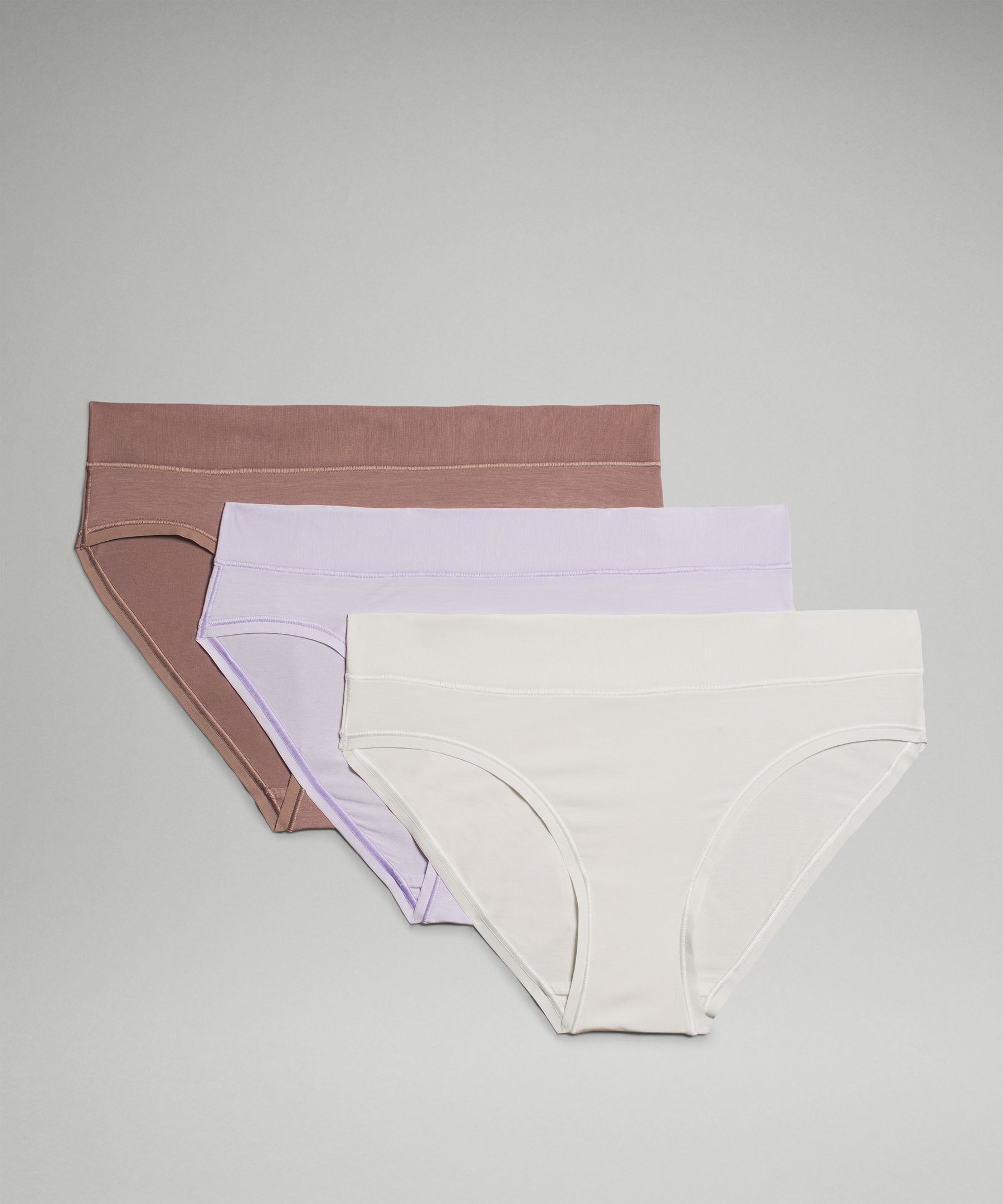 Lululemon Underease Mid-rise Bikini Underwear 3 Pack