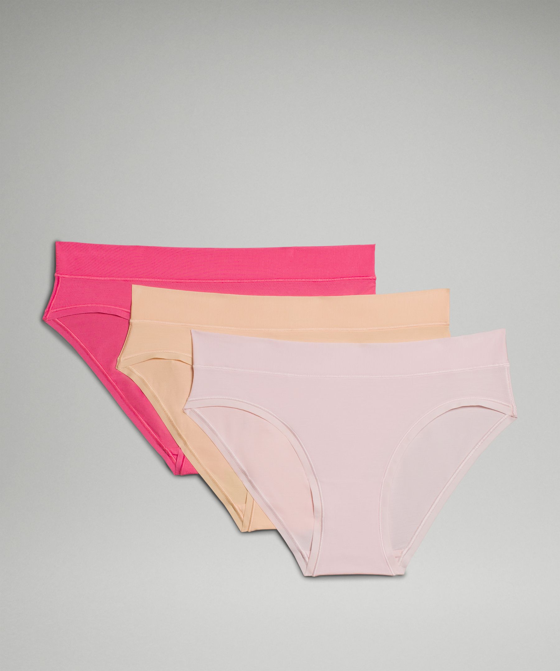 Lululemon Underease Mid-rise Bikini Underwear 3 Pack