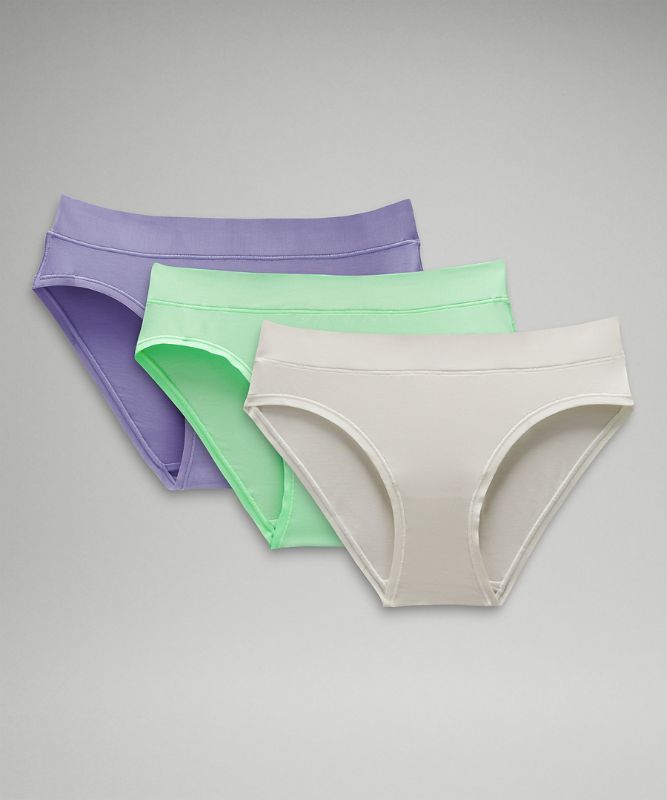 UnderEase Mid-Rise Bikini Underwear *3 Pack