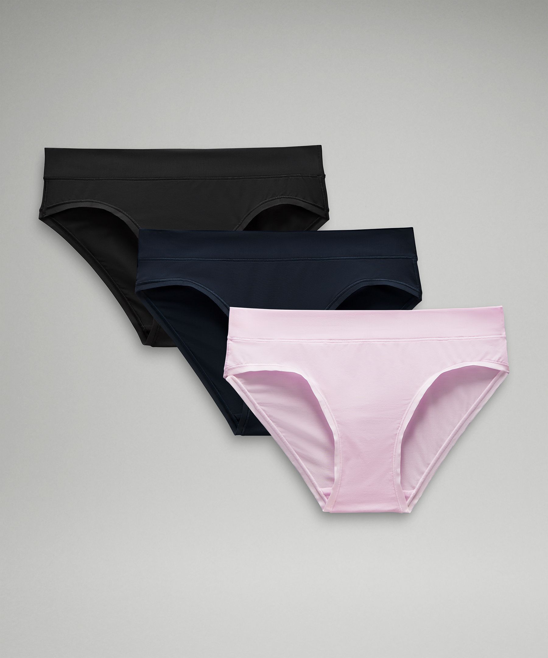 Lululemon Underease Mid-rise Bikini Underwear 3 Pack