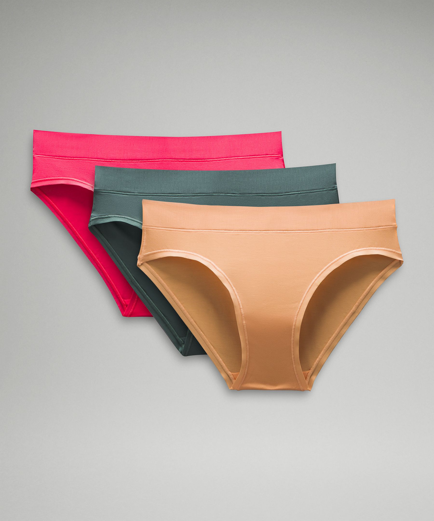 UnderEase Mid-Rise Bikini Underwear *3 Pack, Women's Underwear