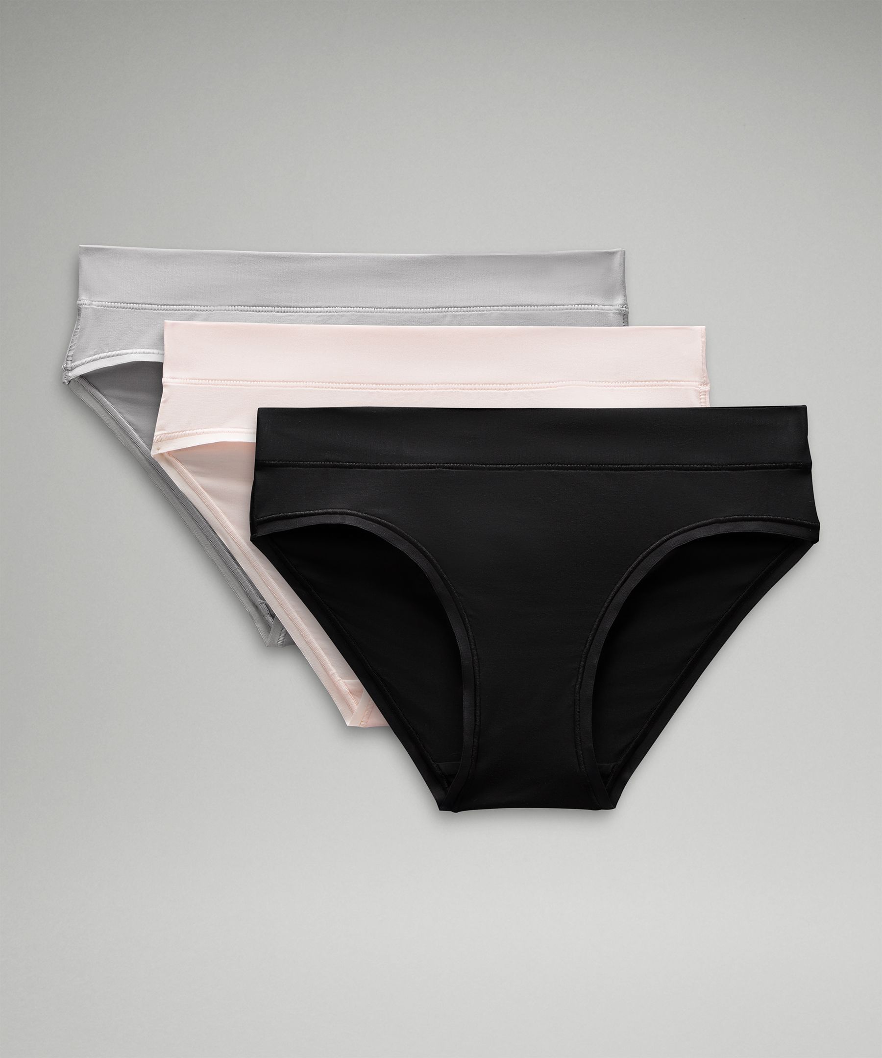 Lululemon Underease Mid-rise Bikini Underwear 3 Pack