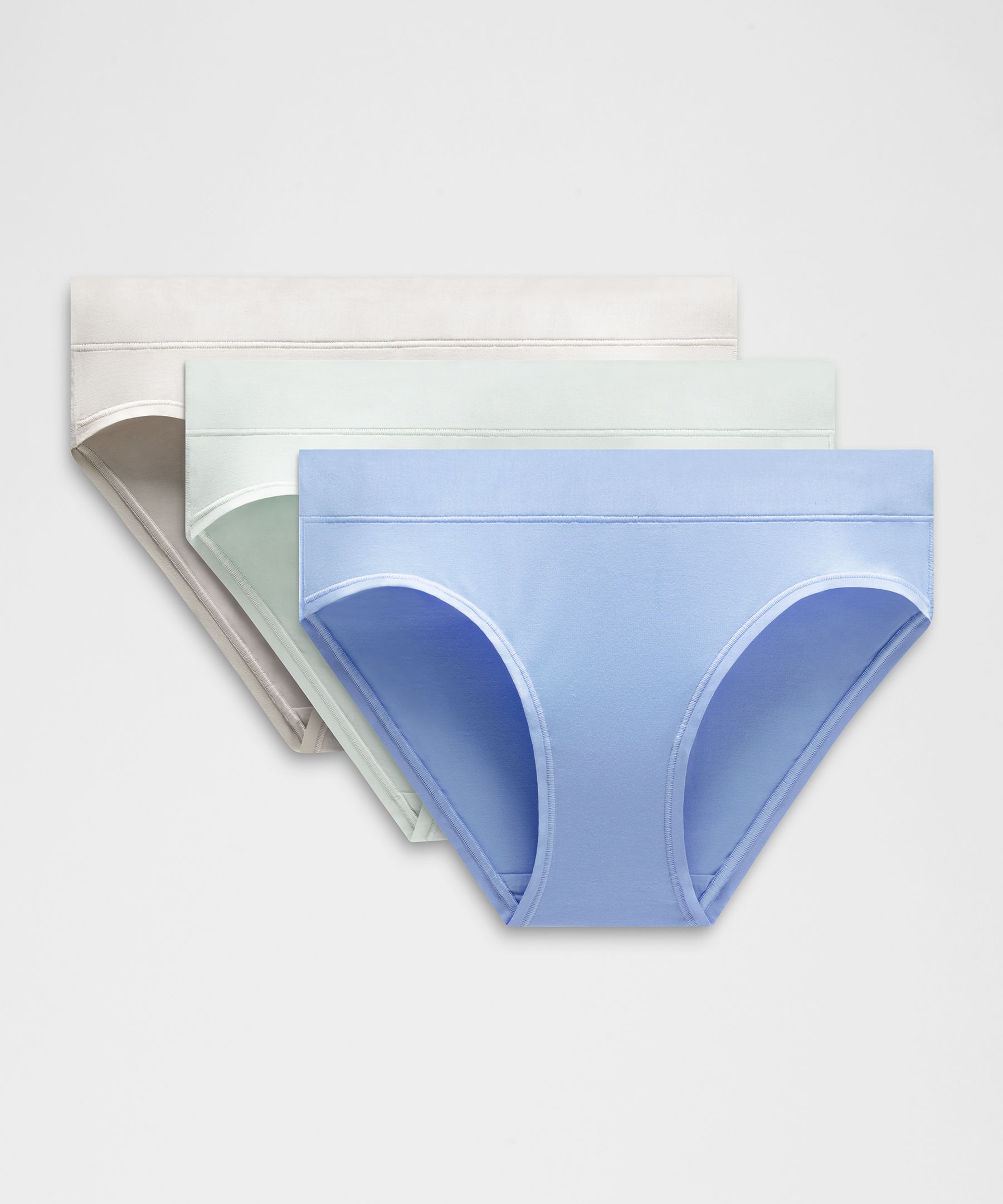UnderEase Mid-Rise Bikini Underwear 