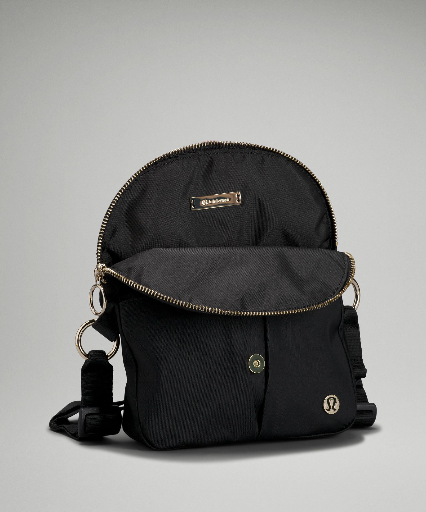  Lululemon All Night Festival Bag Micro (Black/Gold