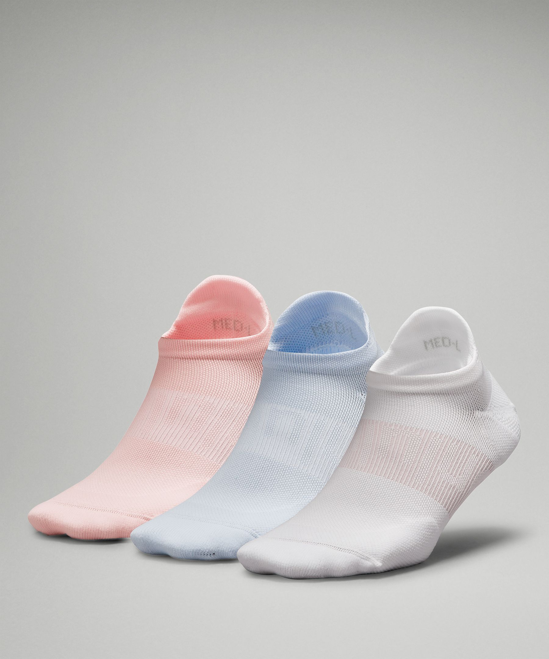 Women's Power Stride Tab Socks 3 Pack - Pink