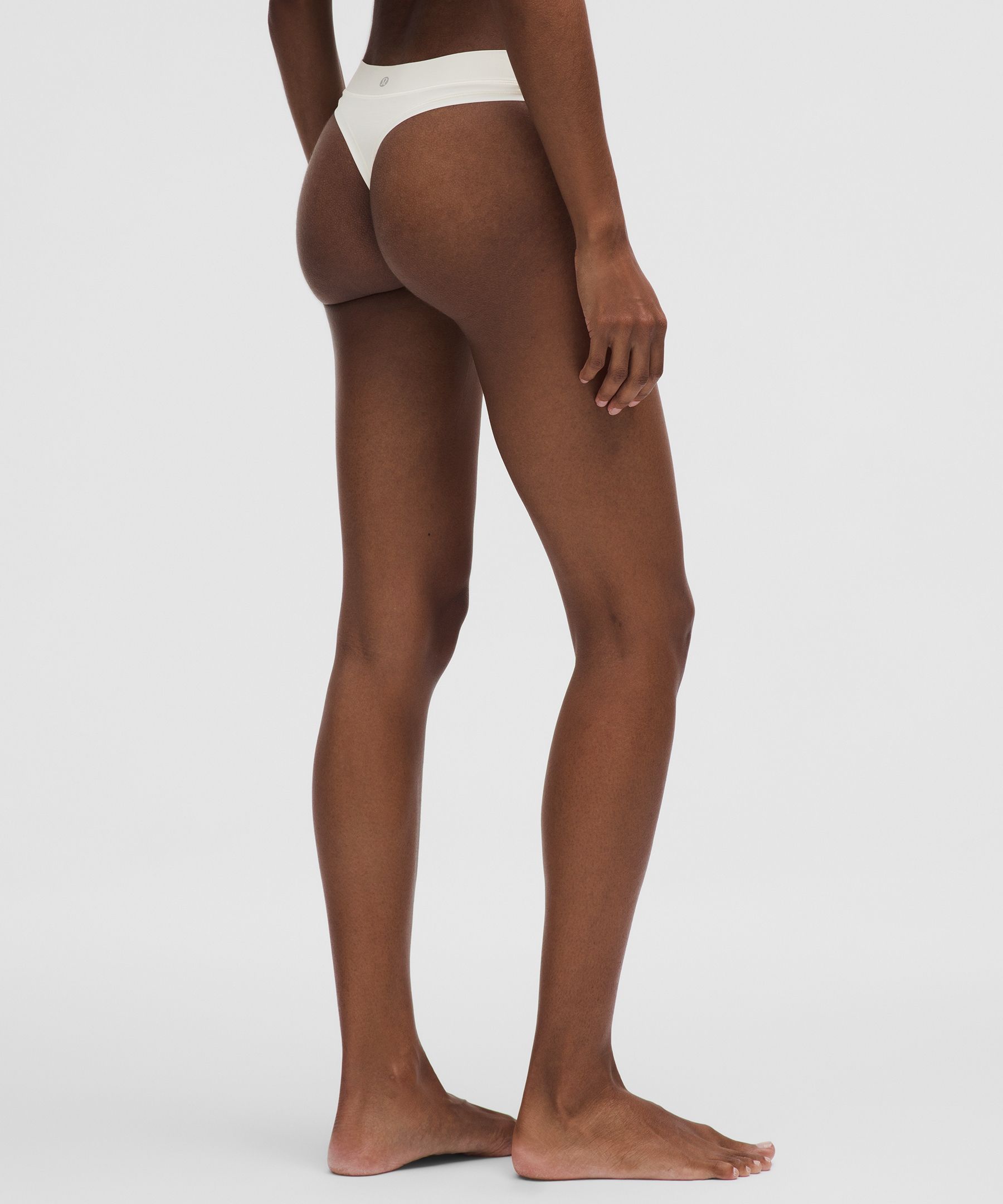 UnderEase Mid-Rise Thong Underwear *5 Pack - thumbnail 3