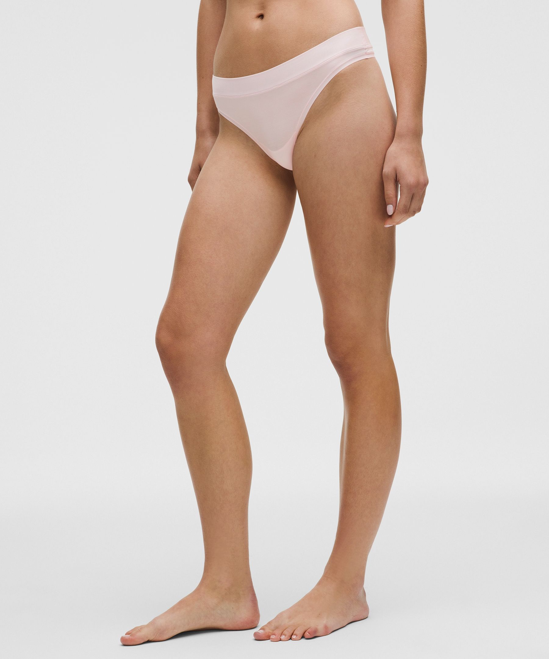 UnderEase Mid-Rise Thong Underwear *5 Pack