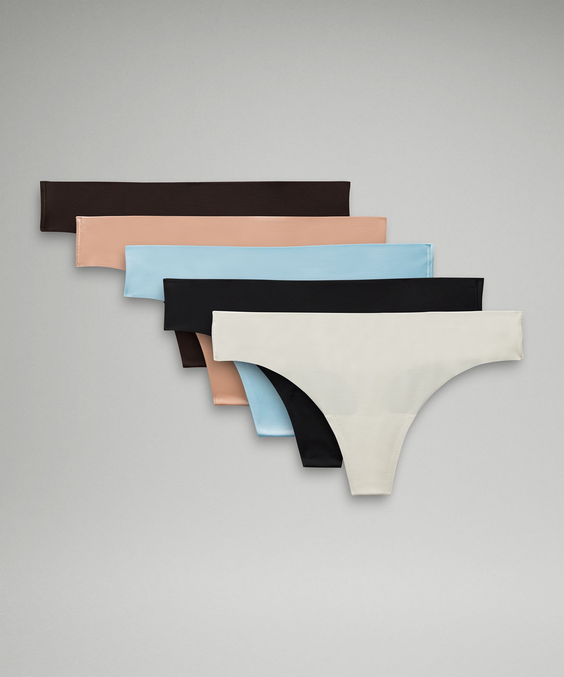 InvisiWear Mid-Rise Thong Underwear *7 Pack