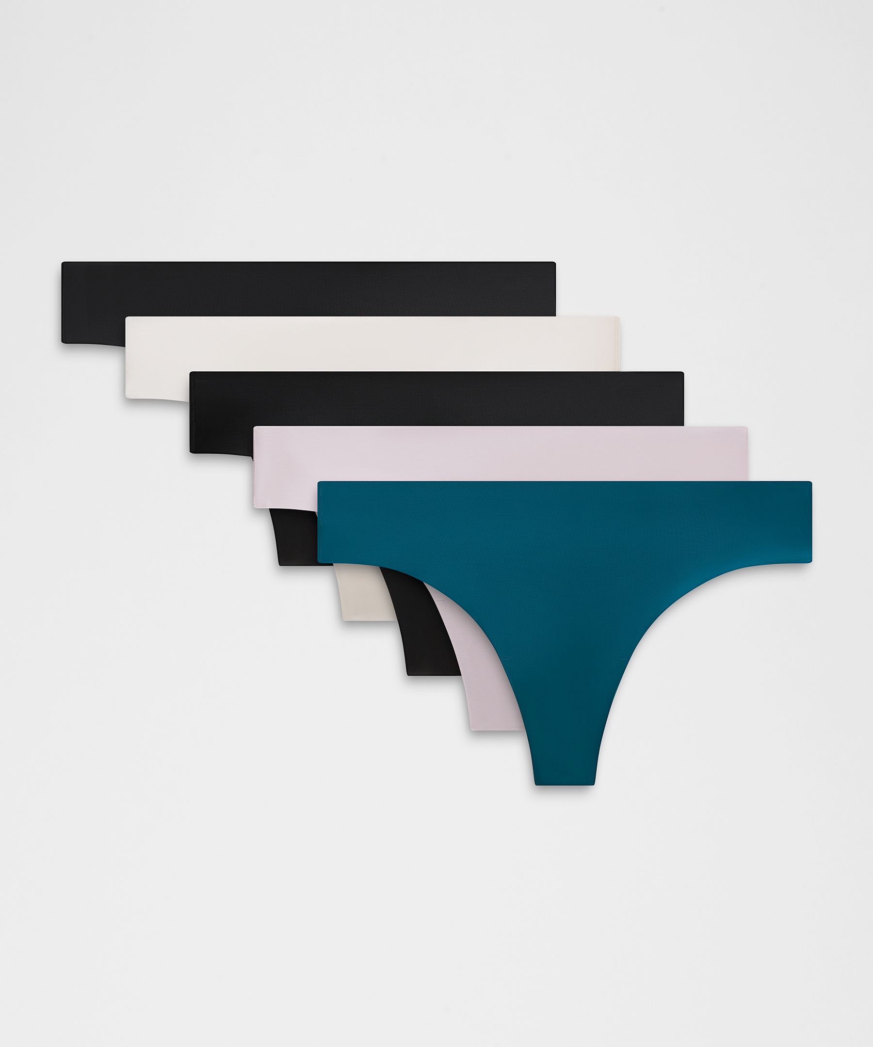InvisiWear Mid-Rise Thong Underwear