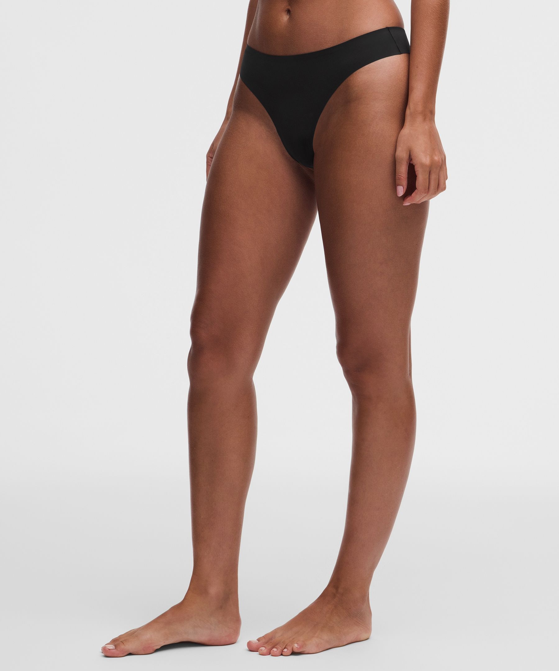 InvisiWear Mid-Rise Thong Underwear