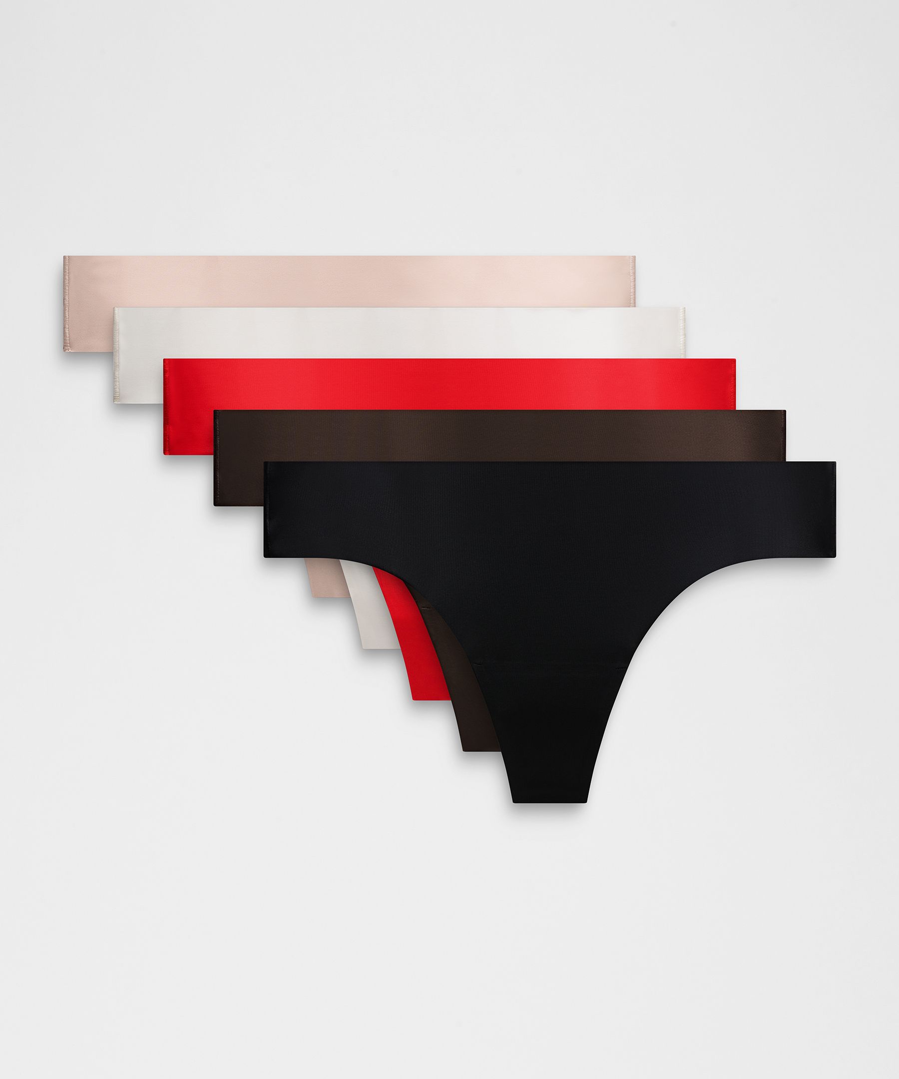 InvisiWear Mid-Rise Thong Underwear
