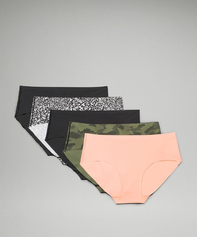 InvisiWear Mid-Rise Hipster Underwear 5 Pack