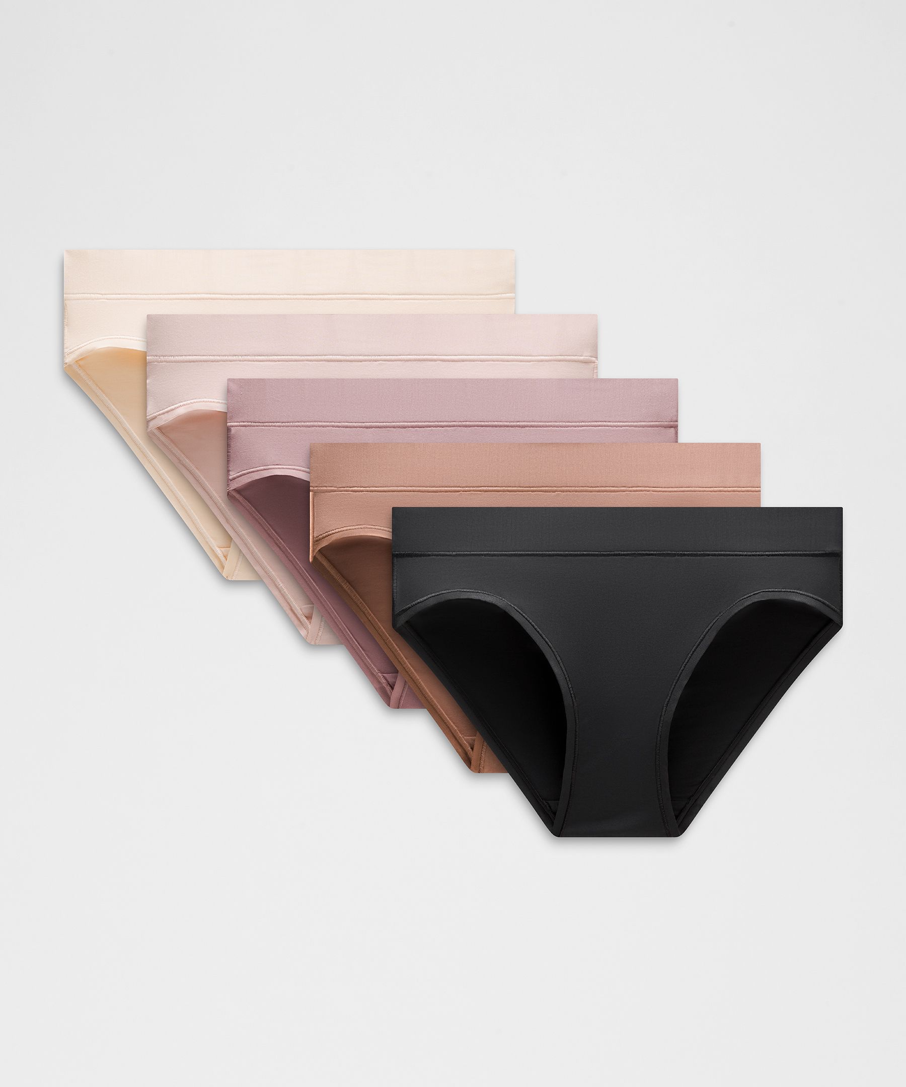 Lululemon Underease Mid-rise Bikini Underwear In Multi