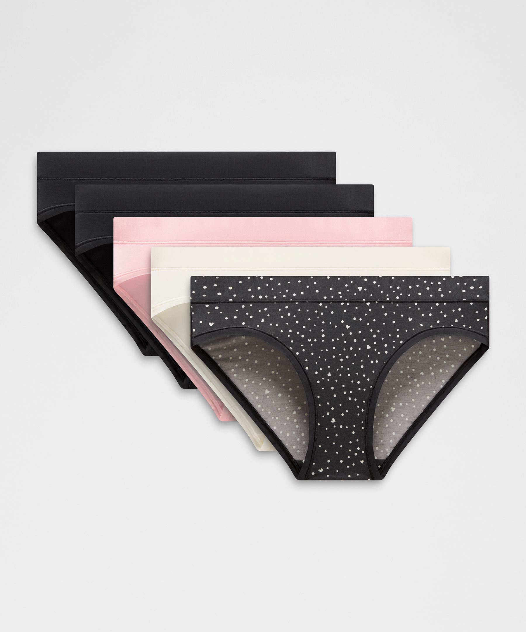 UnderEase Mid-Rise Bikini Underwear 