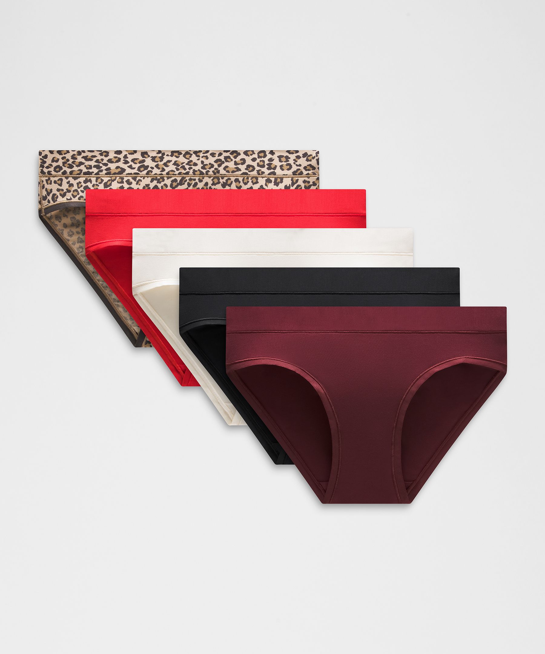 UnderEase Mid-Rise Bikini Underwear 