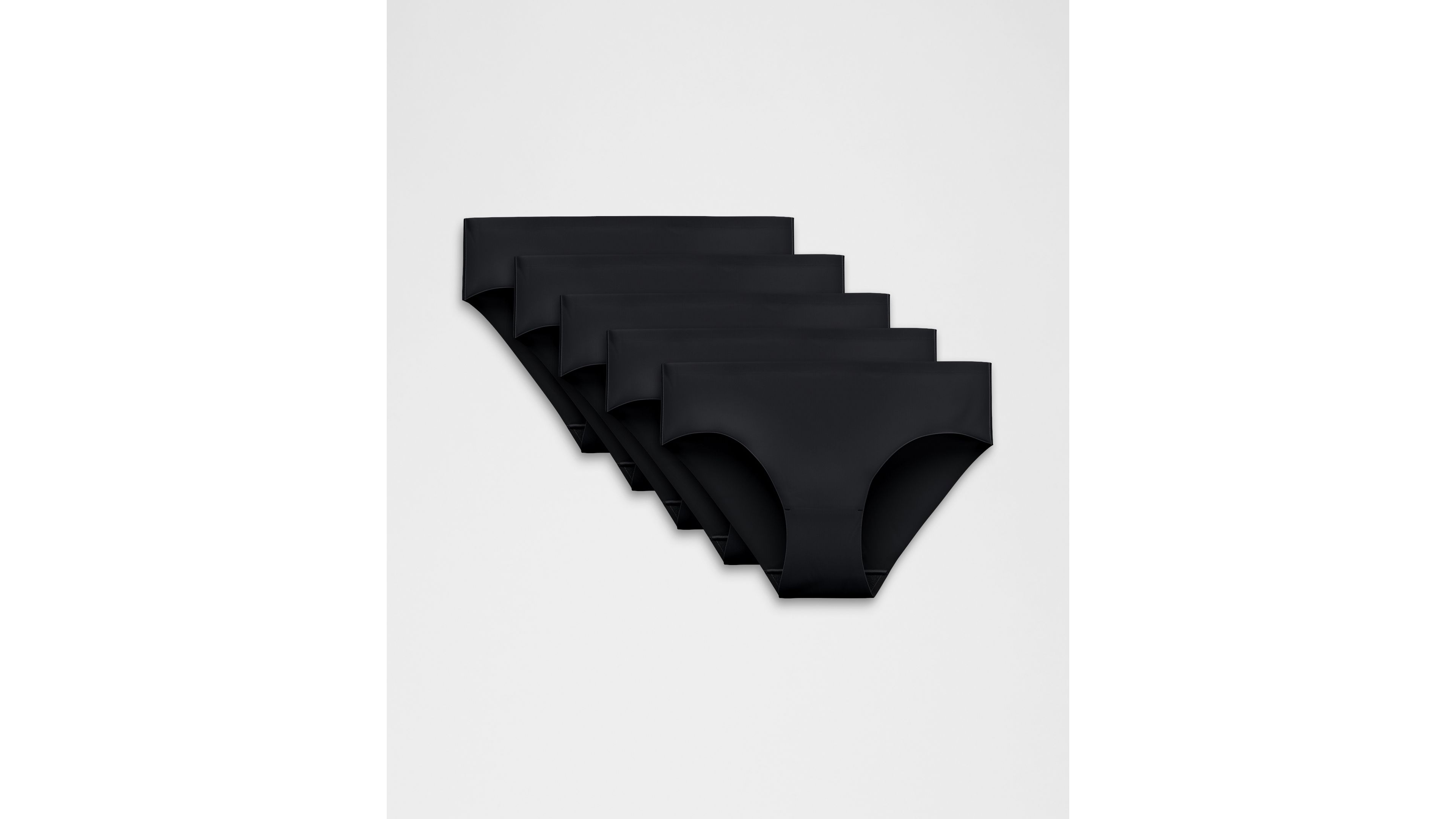 InvisiWear Mid-Rise Bikini Underwear *5 Pack