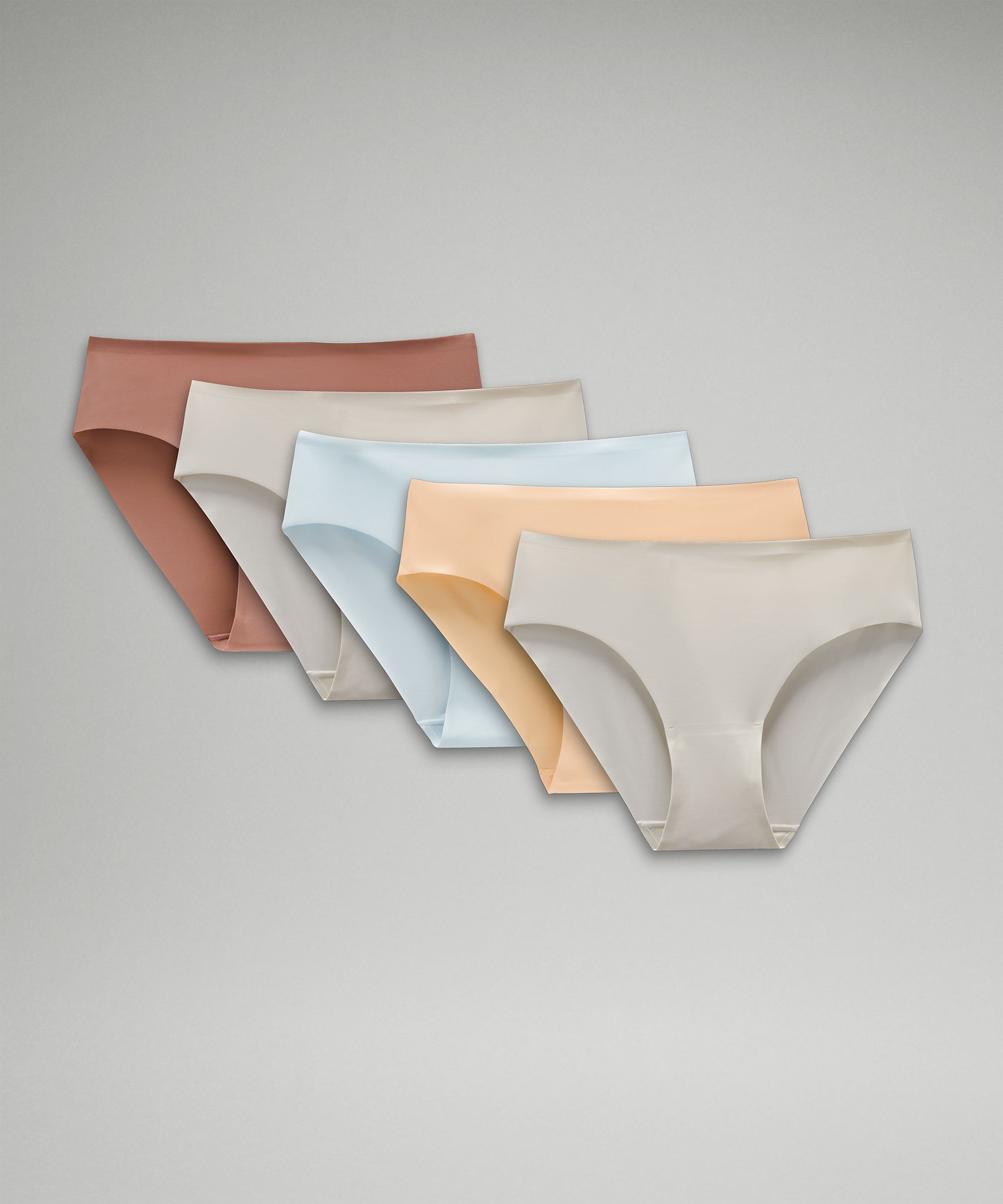Lululemon Invisiwear Mid-rise Bikini Underwear 5 Pack