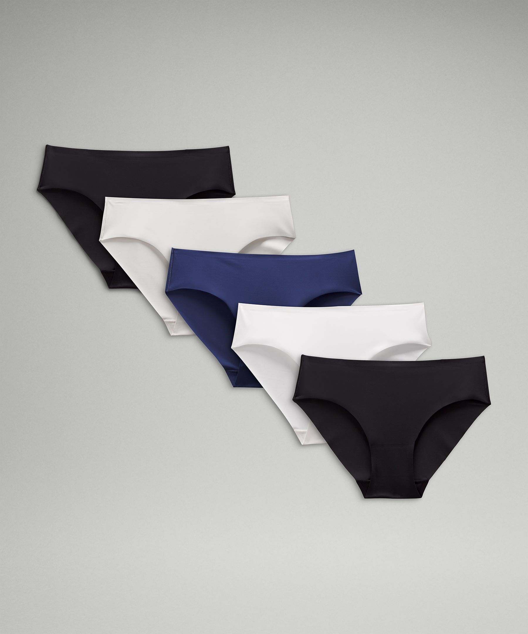 Lululemon Invisiwear Mid-rise Bikini Underwear 5 Pack