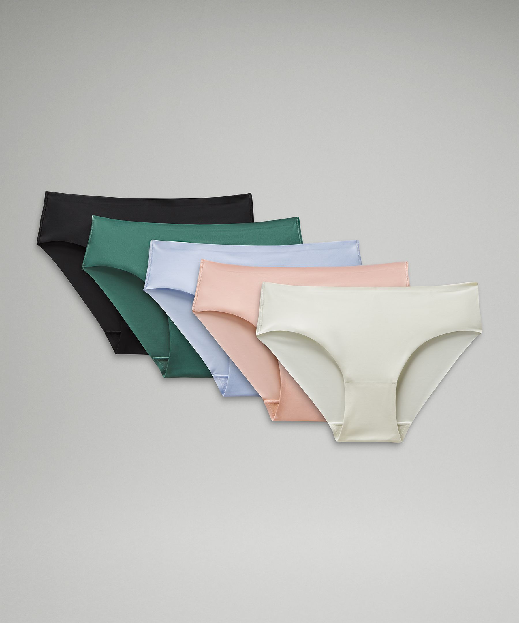 Lululemon Invisiwear Mid-rise Bikini Underwear 5 Pack