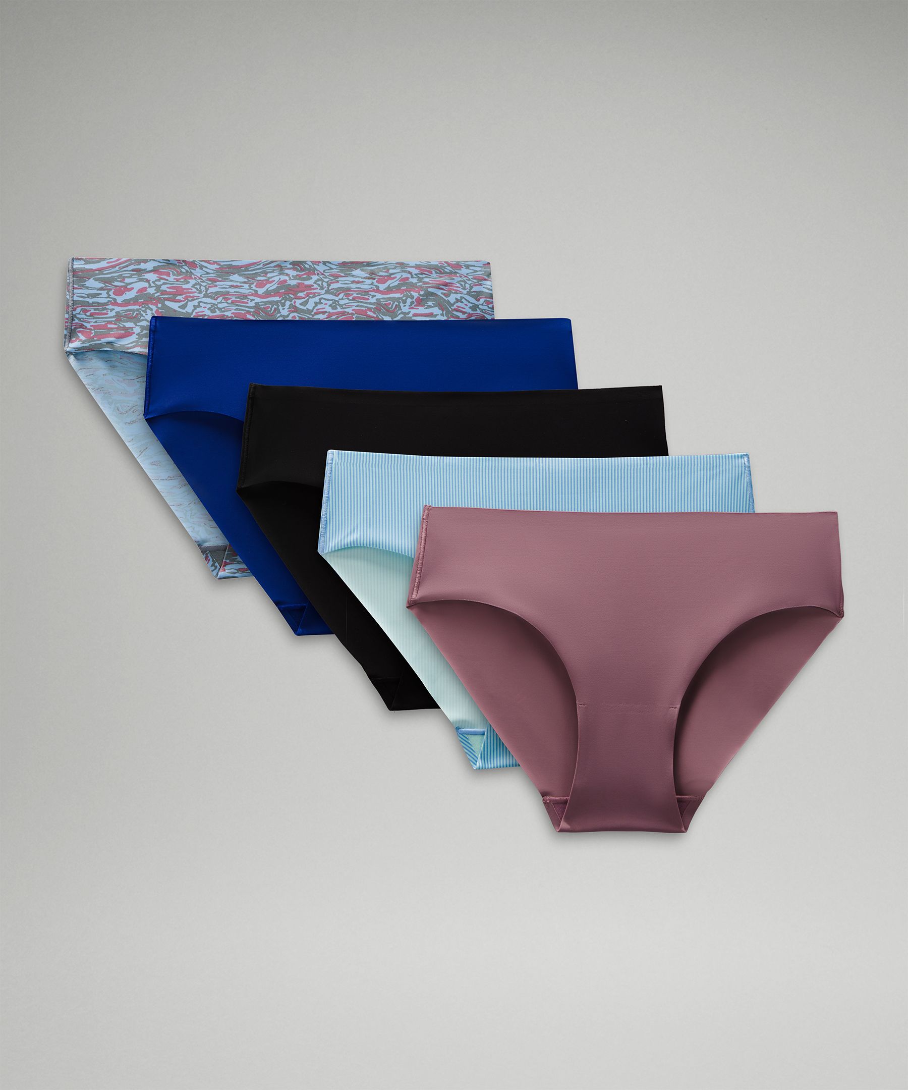 Lululemon Seamless Mid-Rise Bikini Underwear - Vintage Plum - lulu fanatics