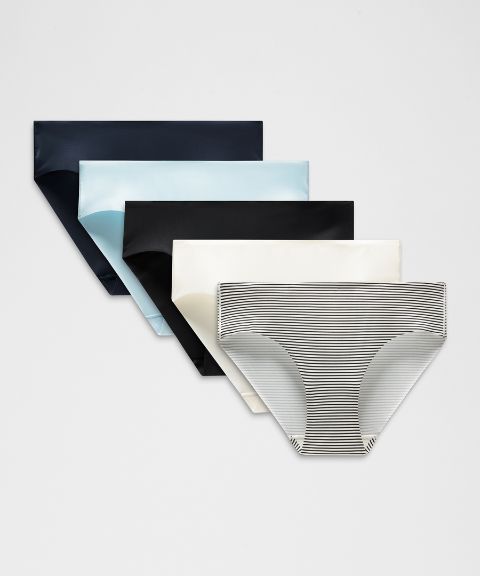 Lululemon InvisiWear Mid-Rise Bikini Underwear *5 Pack