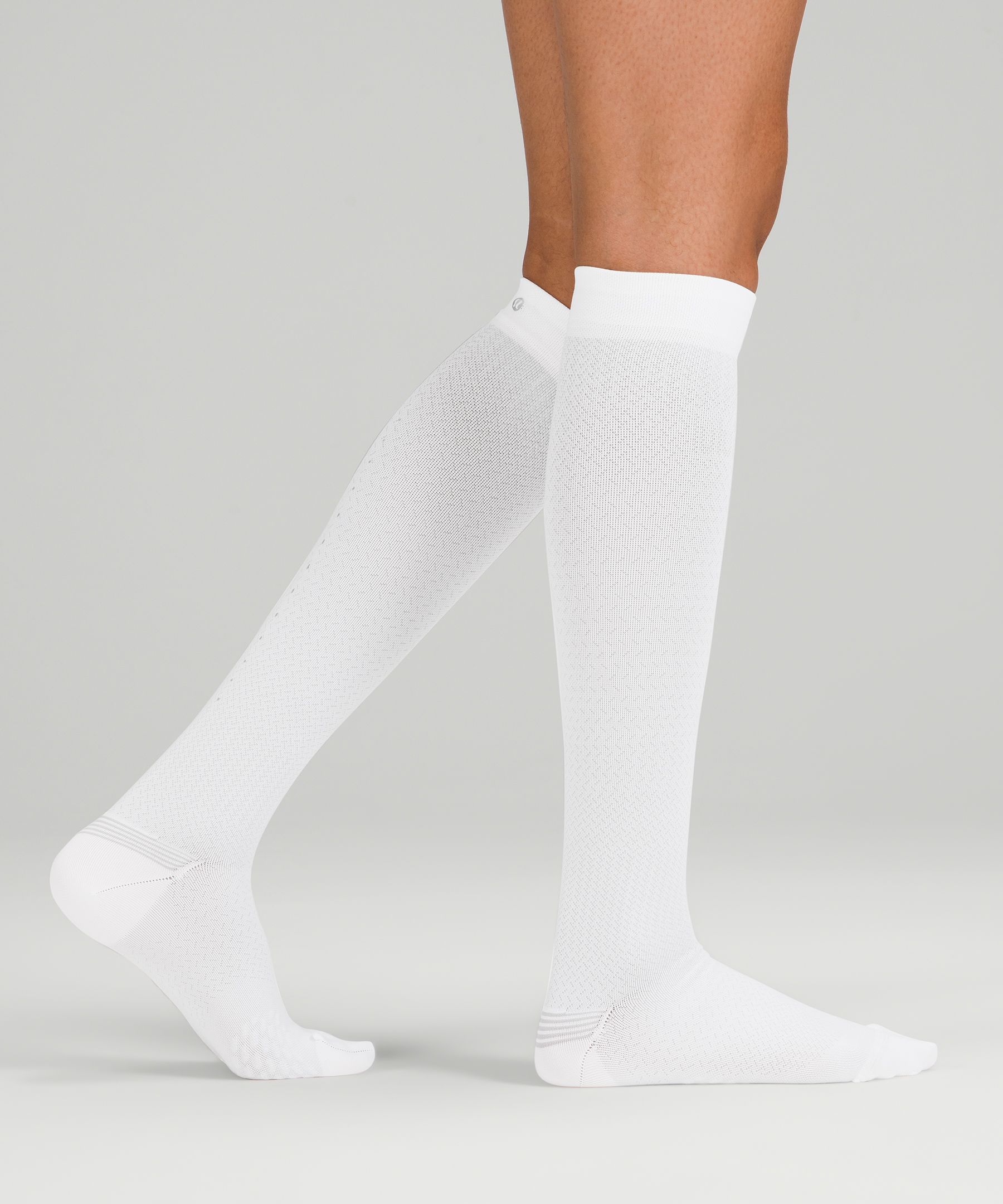 NWT Lululemon MicroPillow Compression Knee High SizeM White