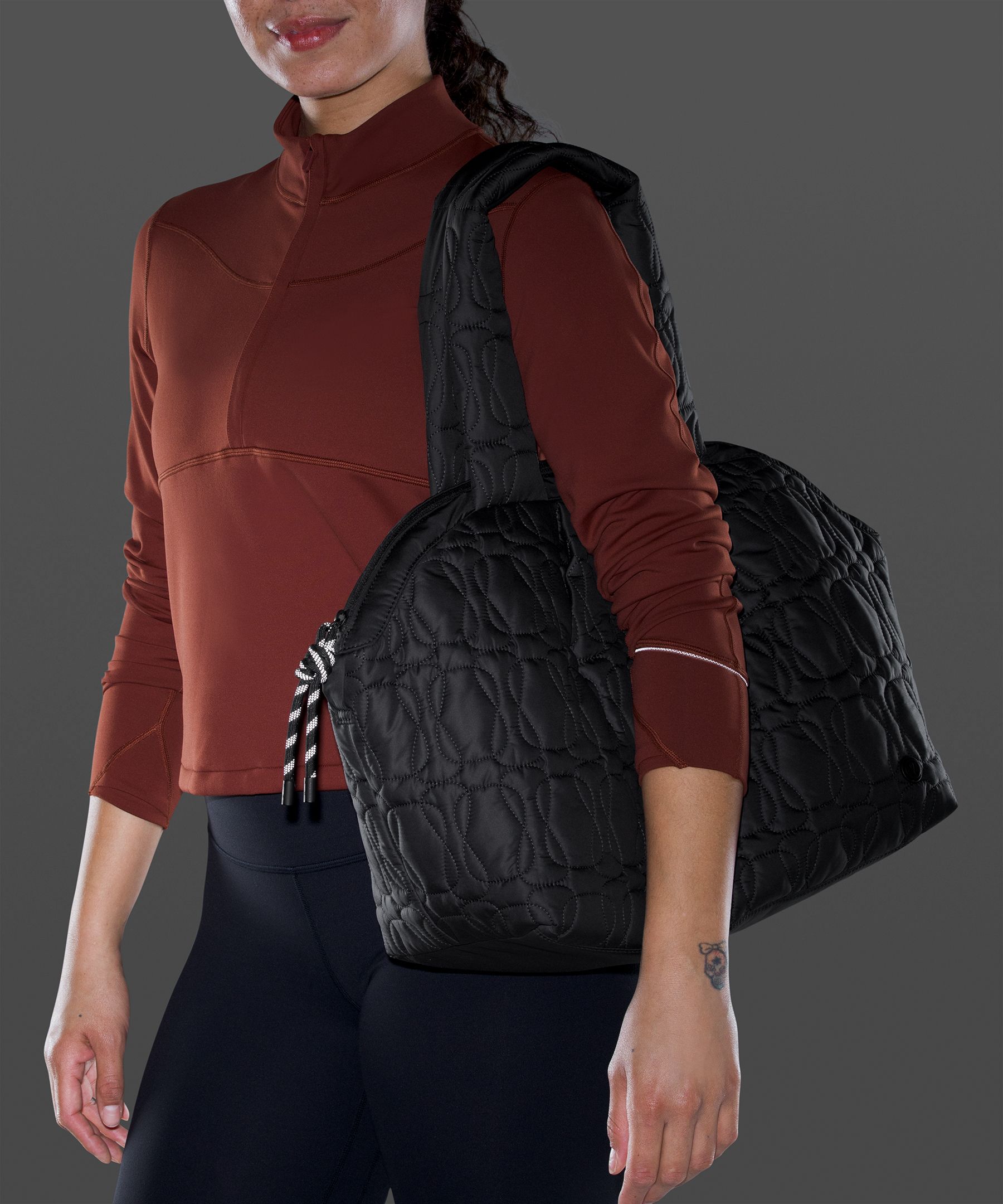 Quilted Embrace Yoga Bag