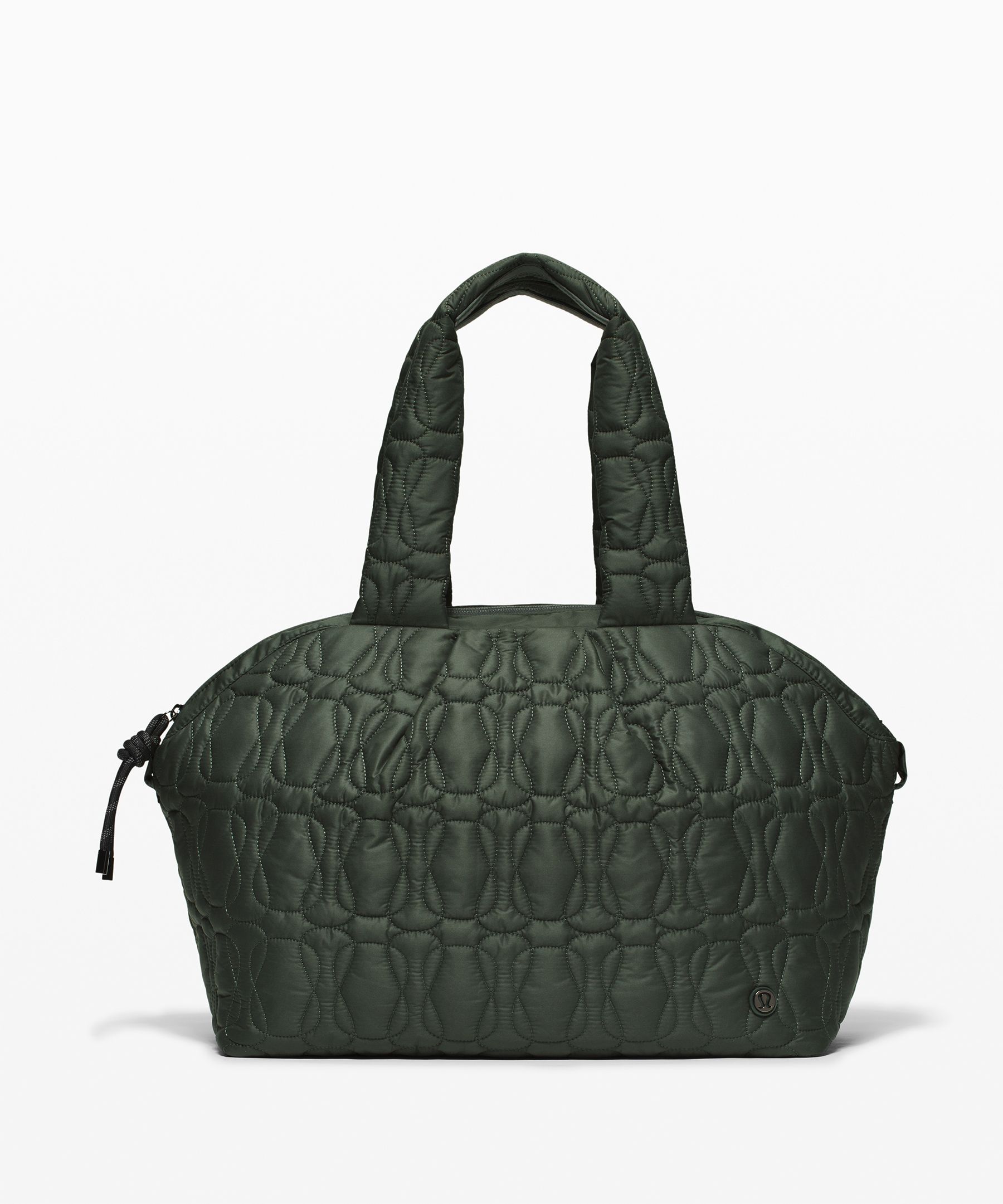 Lululemon Quilted Embrace Tote Bag 20l In Green