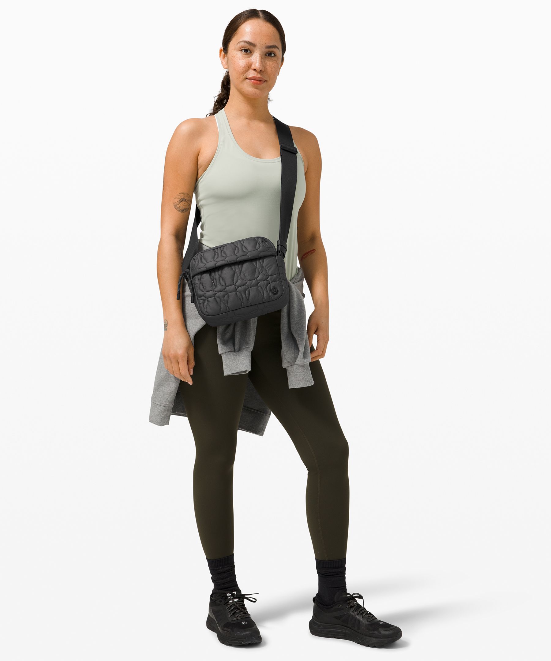 Lululemon Quilted Embrace Yoga Bag - Black - lulu fanatics