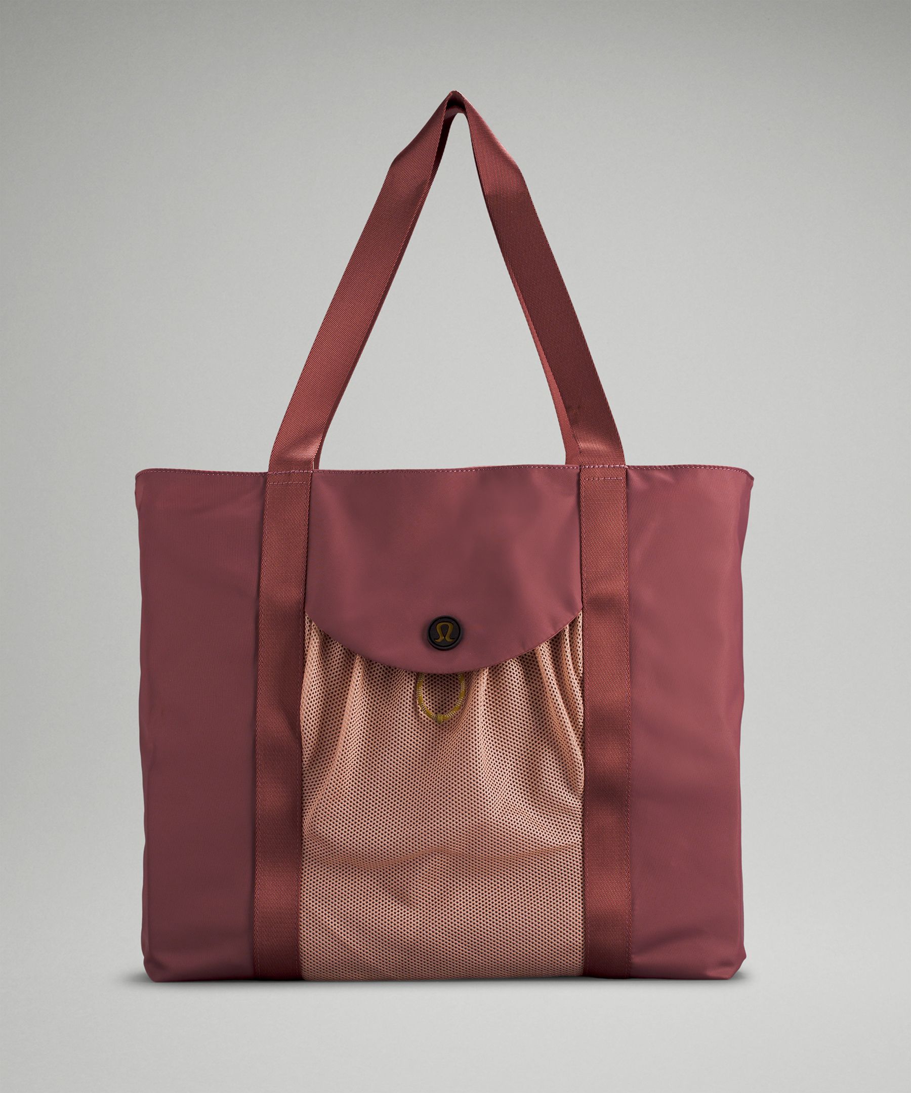 Lululemon Take It On Tote Bag 24l In Spiced Chai/precocious Pink