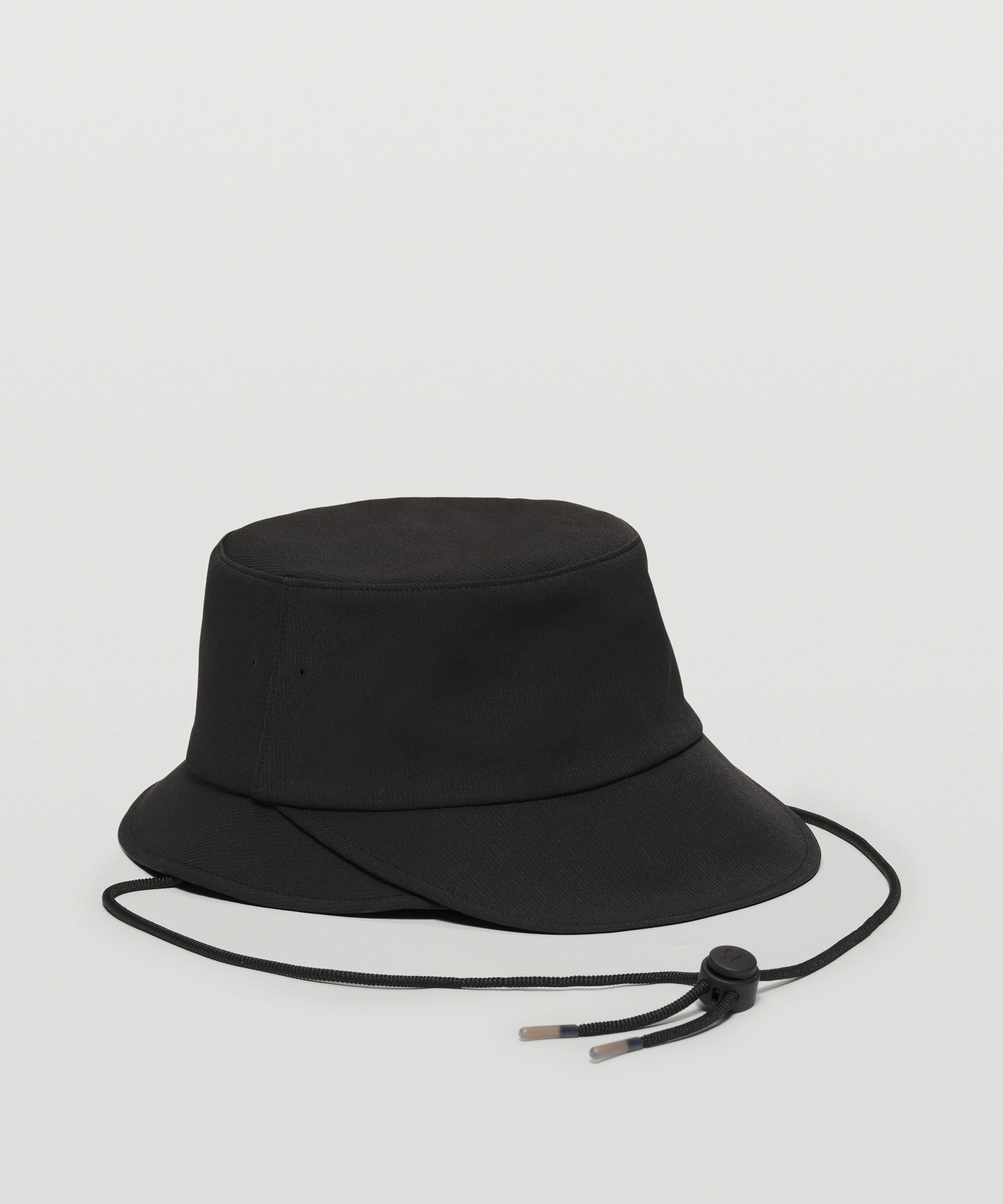 Women's Wide-Brim Bucket Hat with Strap