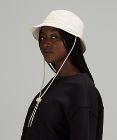 Women's Wide-Brim Bucket Hat with Strap *Online Only