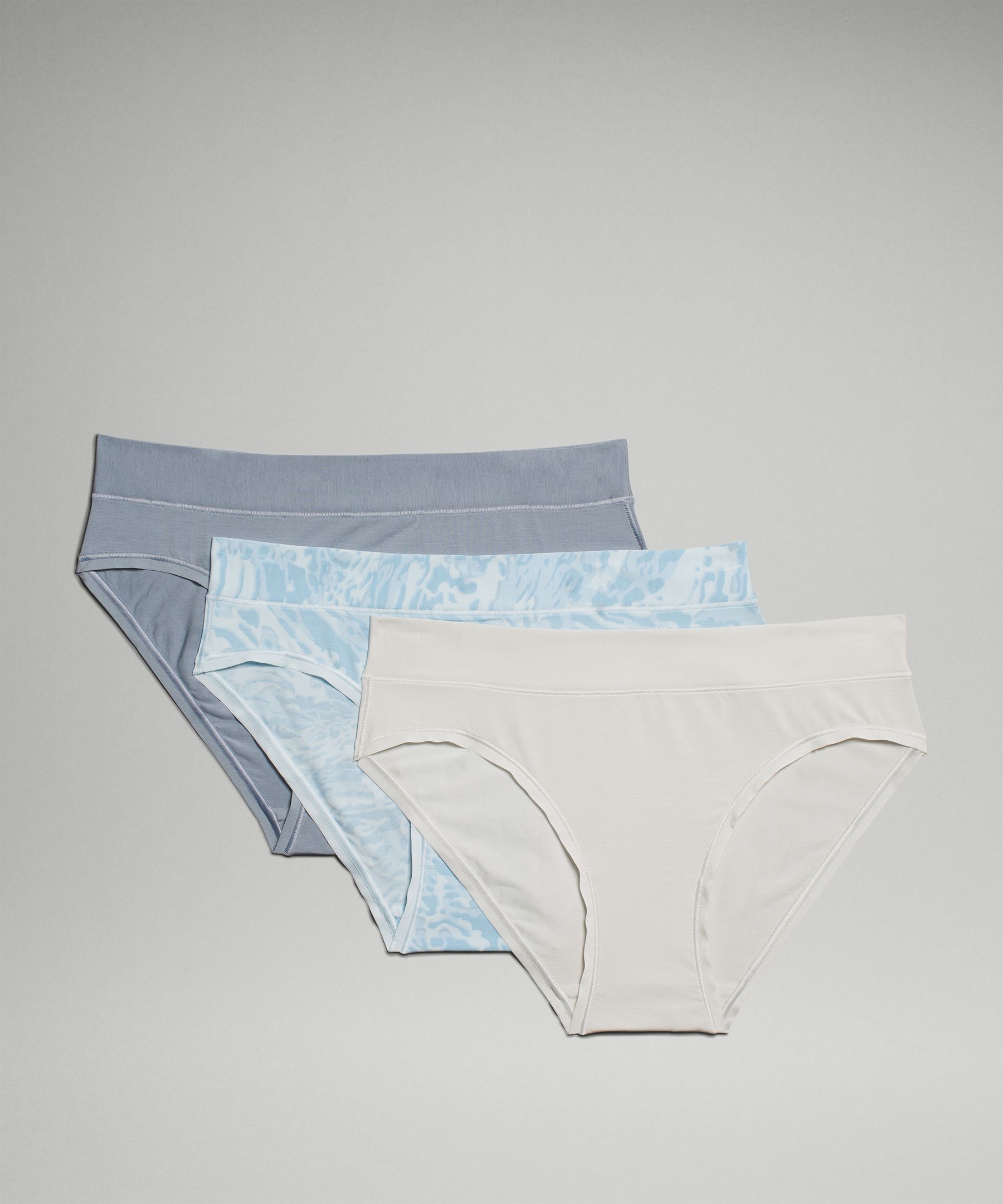 lululemon Women's InvisiWear Mid-Rise Bikini Underwear (3 Pack