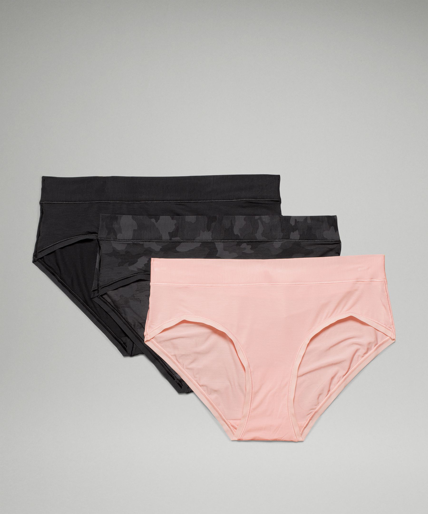 Lululemon UnderEase Mid-Rise Hipsters NEW Underwear 3 pack XLarge panties  unders